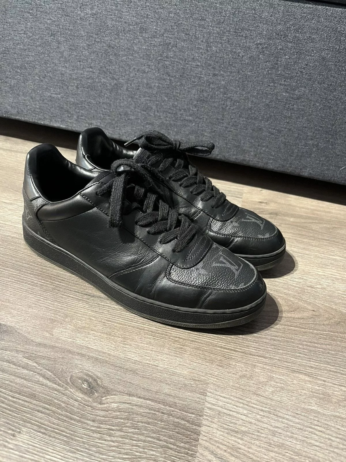 Louis Vuitton Casual Leather Shoes Louis Vuitton Black