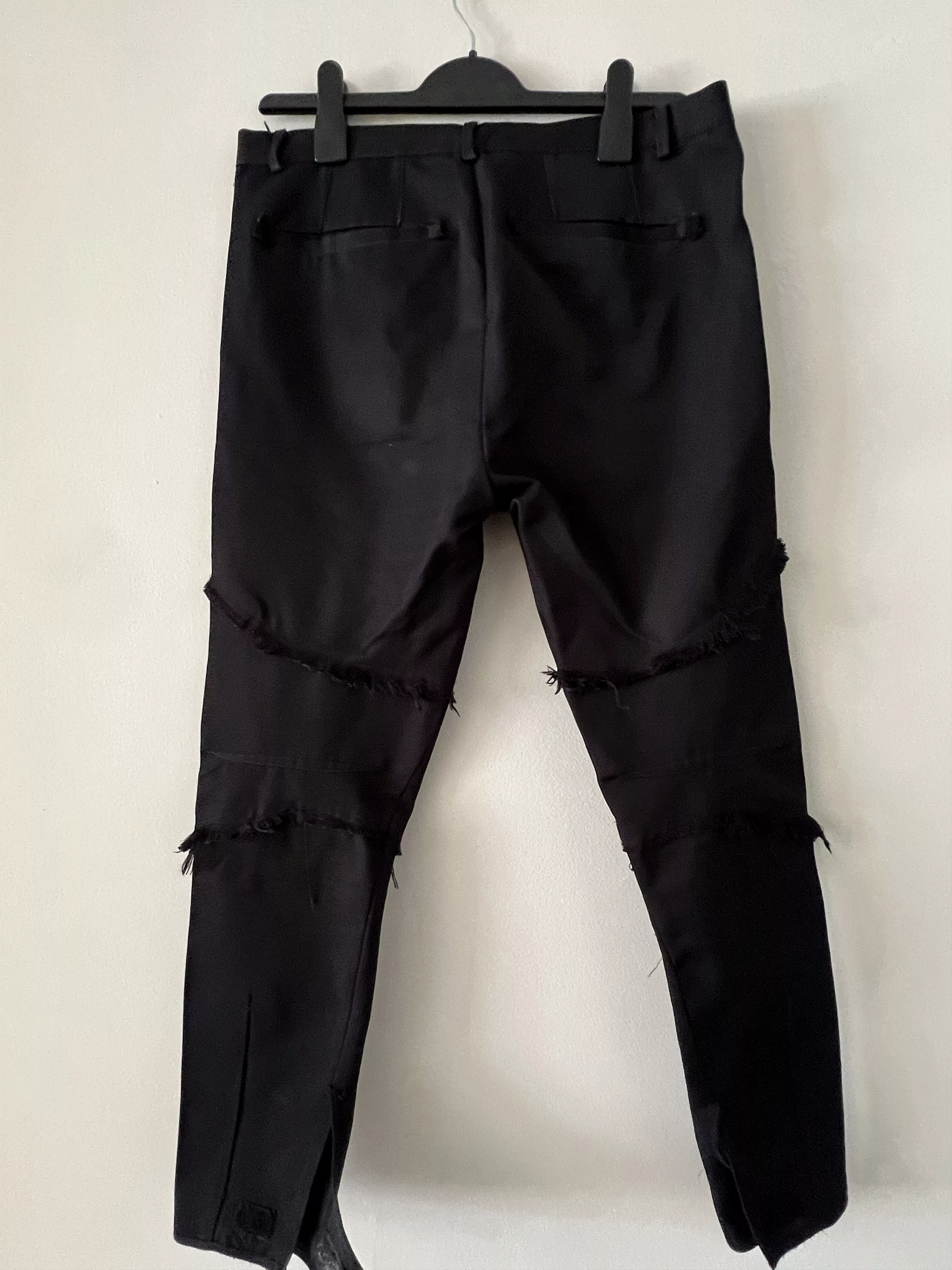Lanvin Cropped Pants Lanvin Silk Runway Spring 2011 Silk Black Trousers Pant