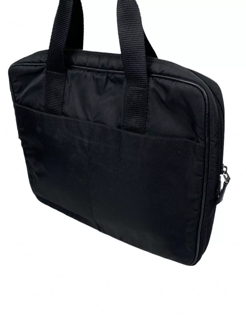 Prada Handle Bags Prada Tessuto Nylon Hand Bag Black