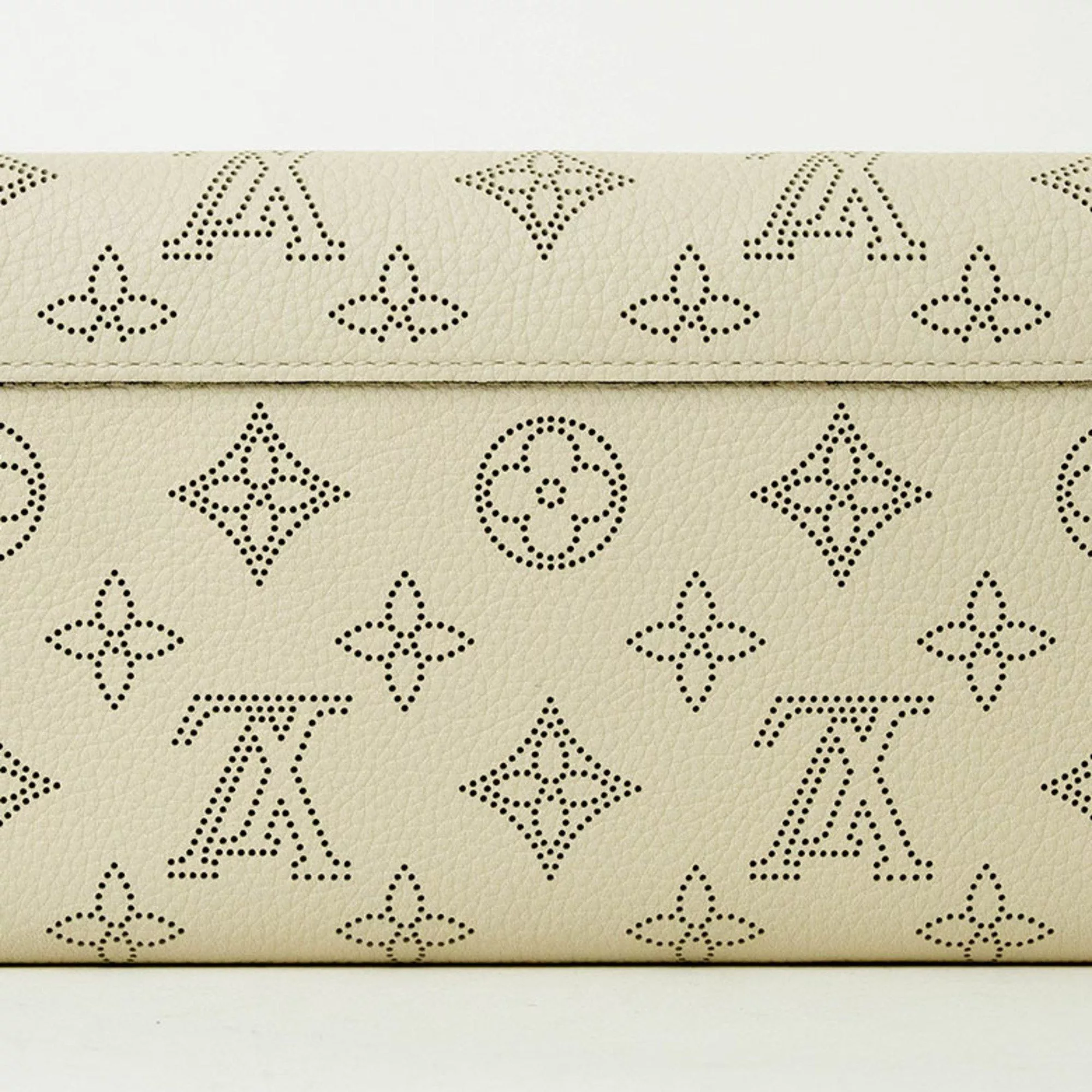 Louis Vuitton Wallets Louis Vuitton Portefeuille Iris Bi-fold Long Wallet Ivory Cream M60177 Women's LOUIS VUITTON Beige