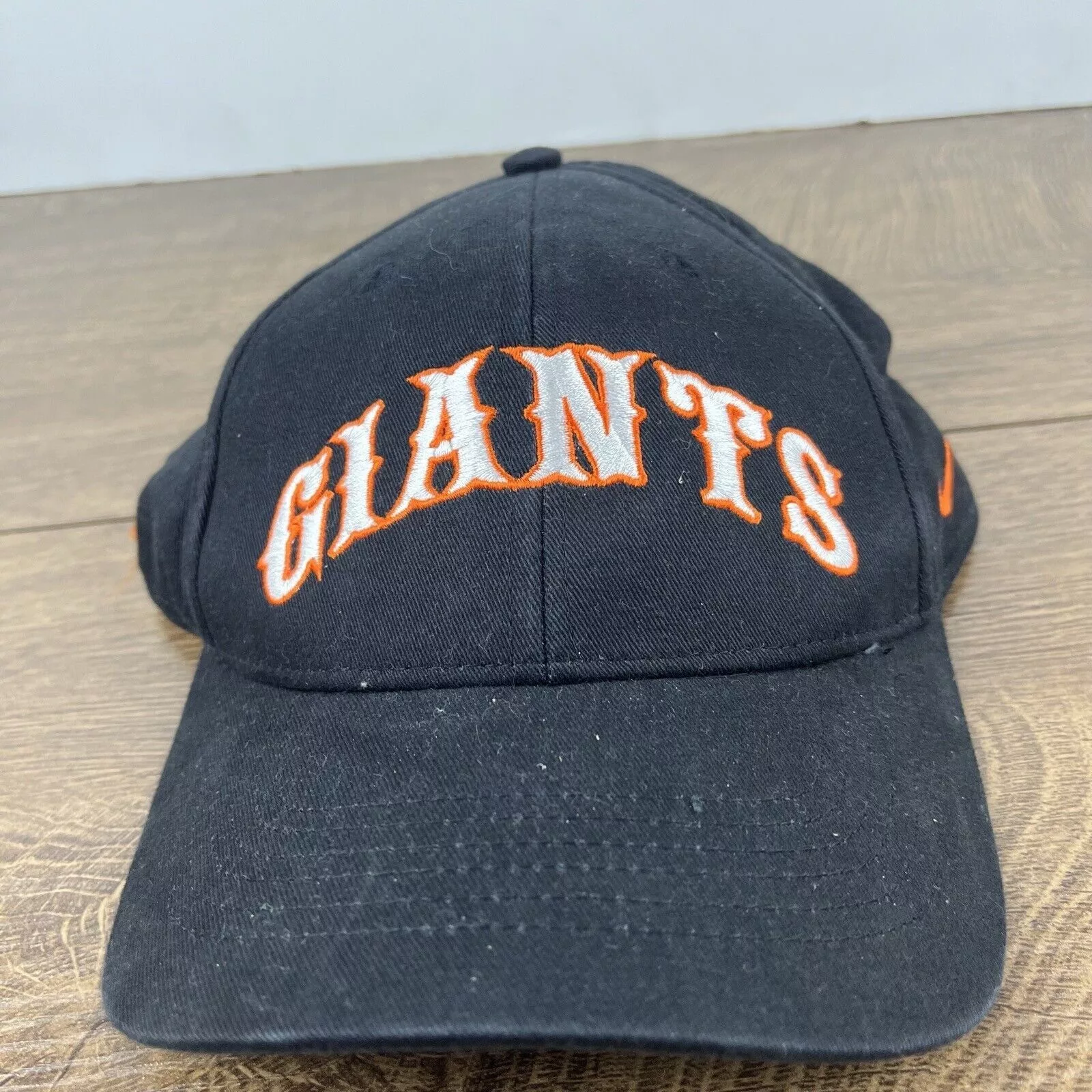 Nike Hats San Francisco Giants CHILD Hat Nike Black Hat Adjustable Bla