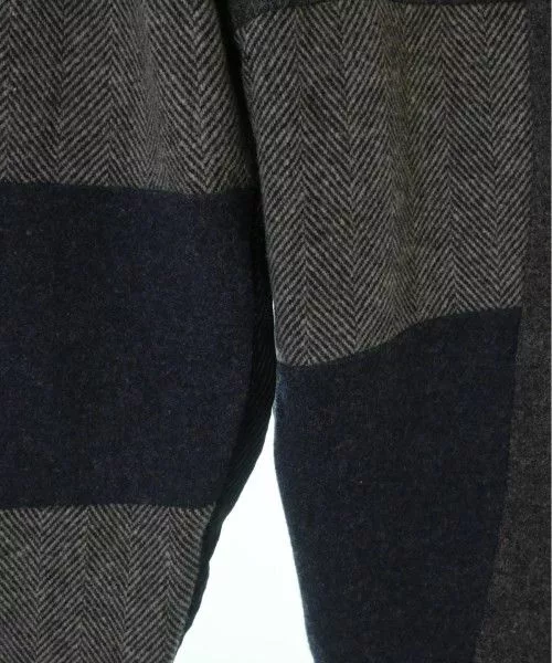 Comme des Garcons SHIRT Cropped Pants Patchwork Chino Cotton Black