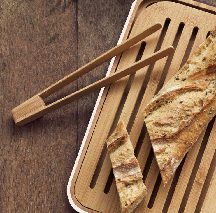 Bread Board Large White Rim