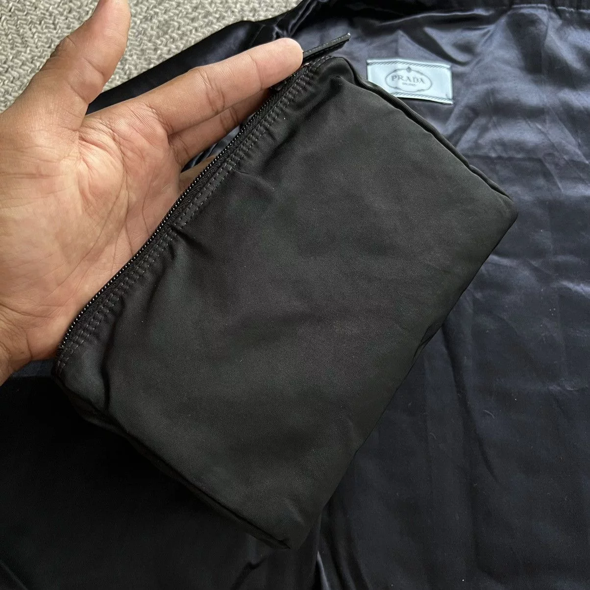 Prada Clutches Prada Black Tessuto Nylon Clutch Luxury