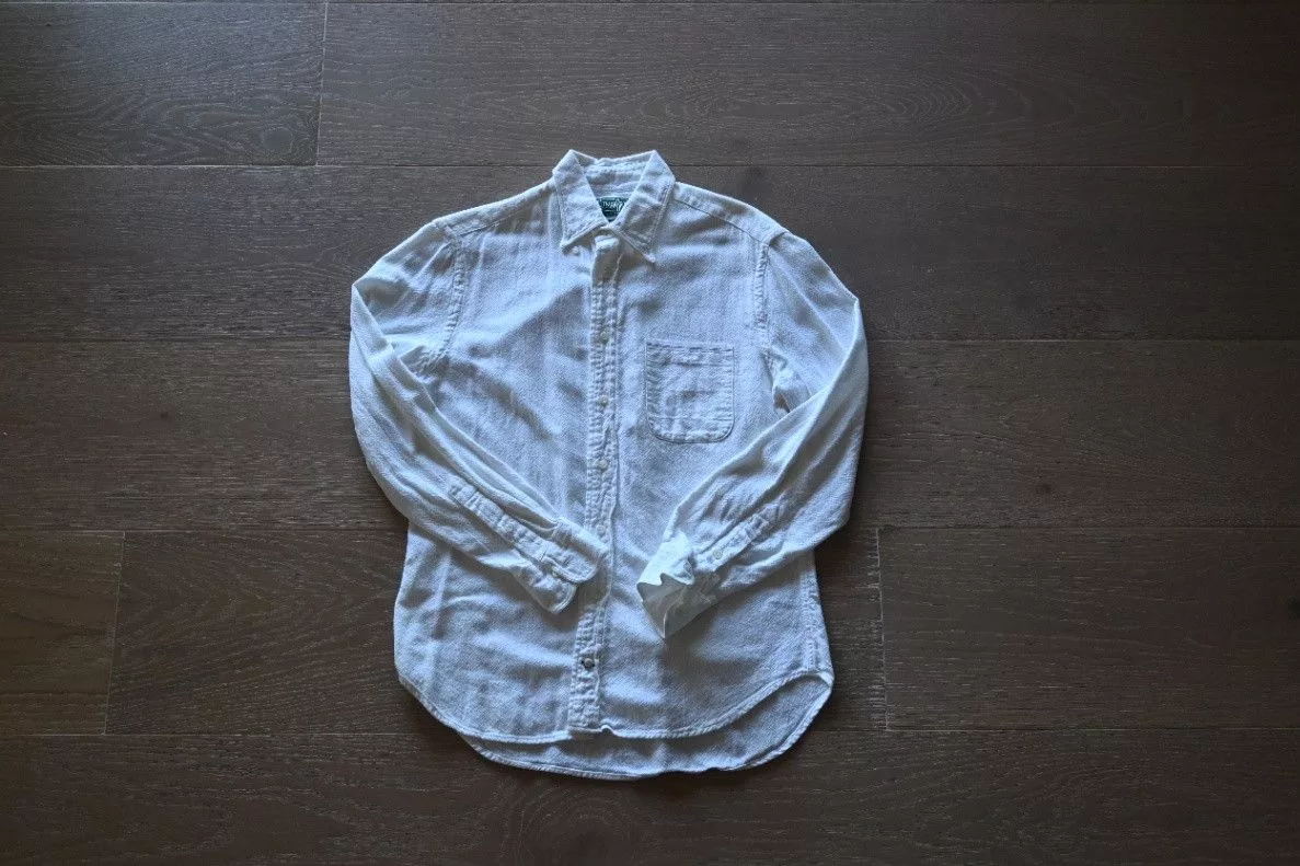 Gitman Bros. Shirts Button Ups Gitman Bros. Gitman Bros Cotton Oxford Shirt - Medium White