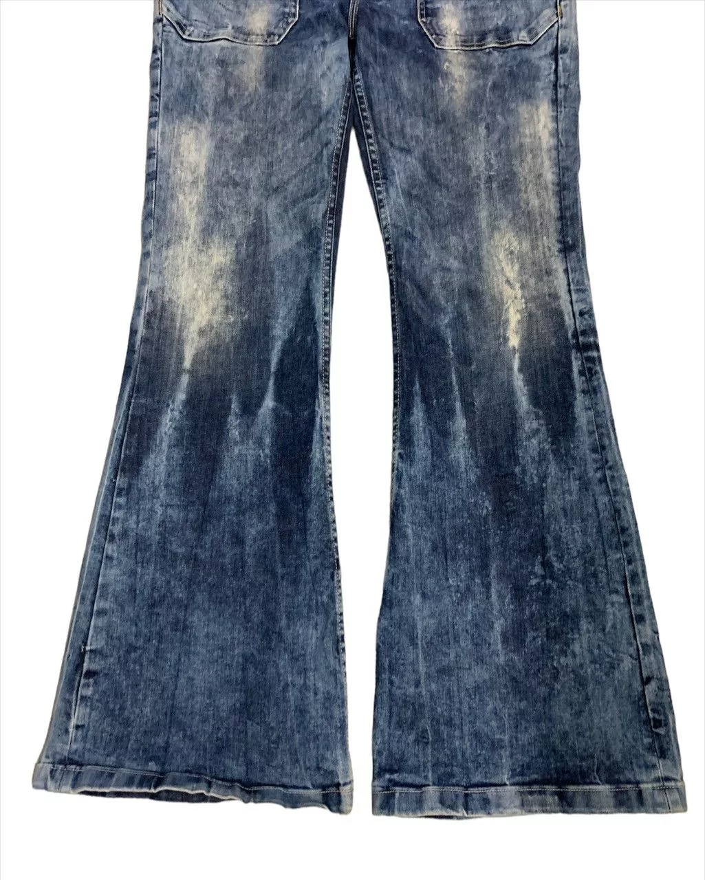 Hysteric Glamour Jeans Hysteric Glamour × Japanese Brand × Tornado Mart Flare Jeans Japanese Brand Low Rise Elastic Acid Bootcut Multi