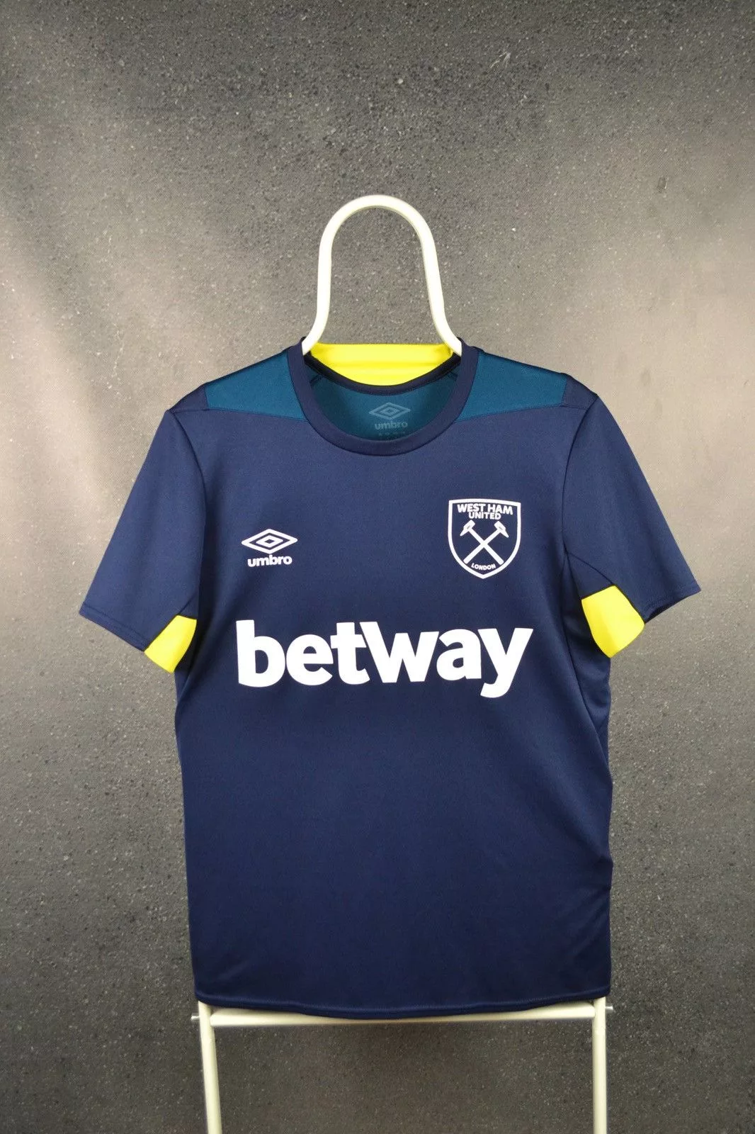 Umbro Jerseys West Ham United Training Football Shirt Umbro Soccer Jersey Blue Sportswear