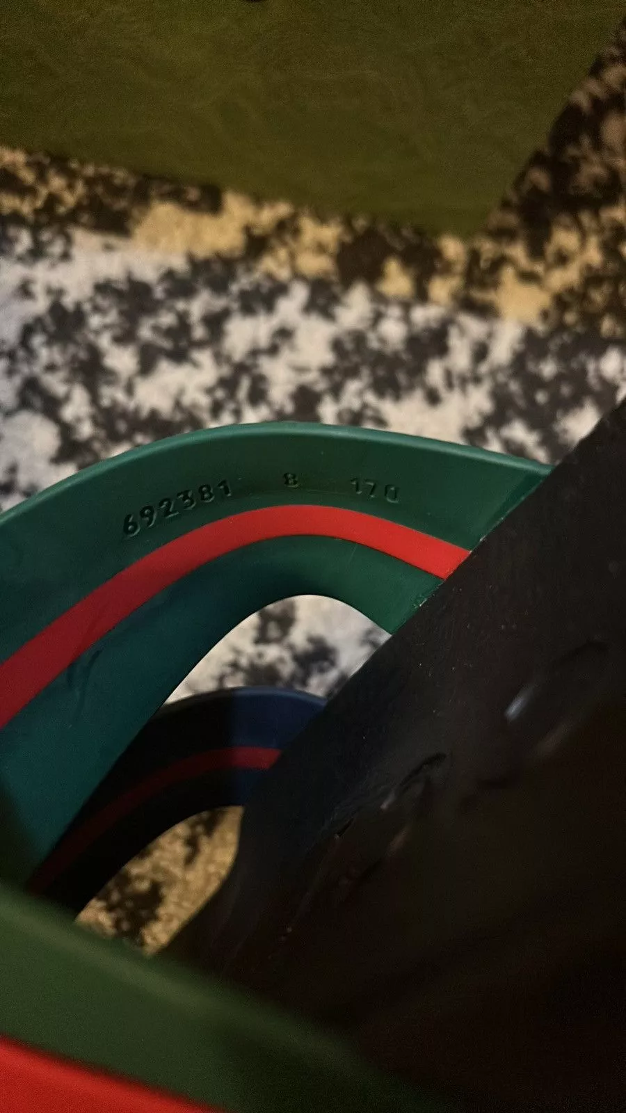 Gucci Sandals Gucci Agrado GRG Rubber Slide Sandal size 8 Multi