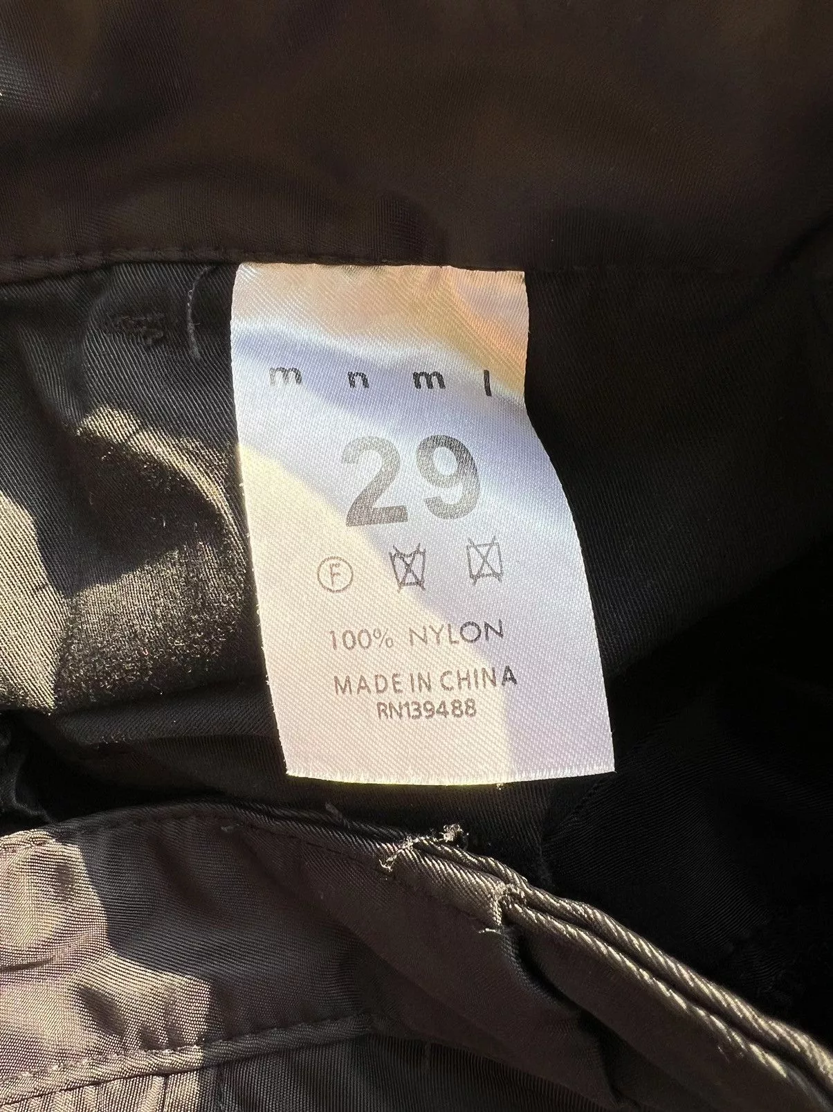 MNML Casual Pants MNML Waxed denim Black