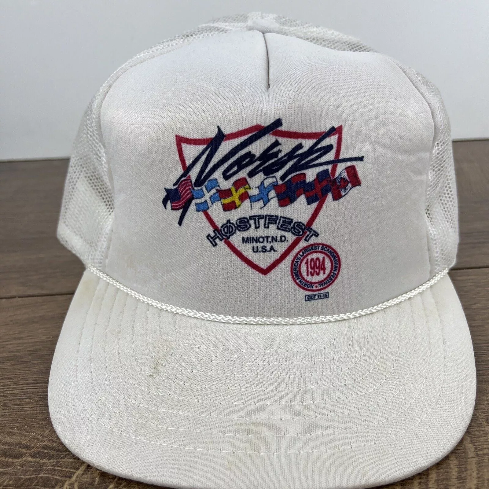 Other Hats Other Hostfest Hat Hostfest Hat Snapback White Adjustable Hat Adul