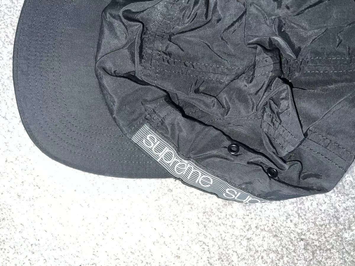 Supreme Hats Supreme Tonal Taping Camp Cap SS2018 Black
