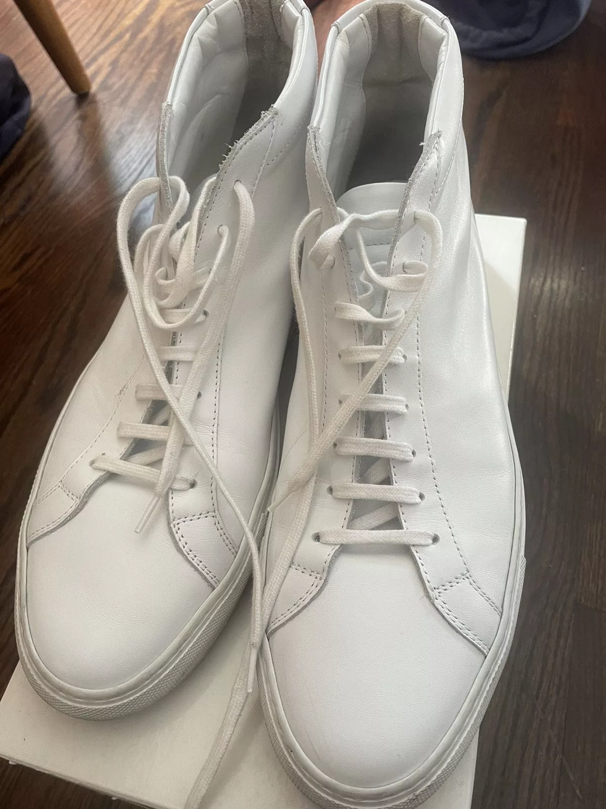 Common Projects Casual Leather Shoes Common Projects Achilles High White