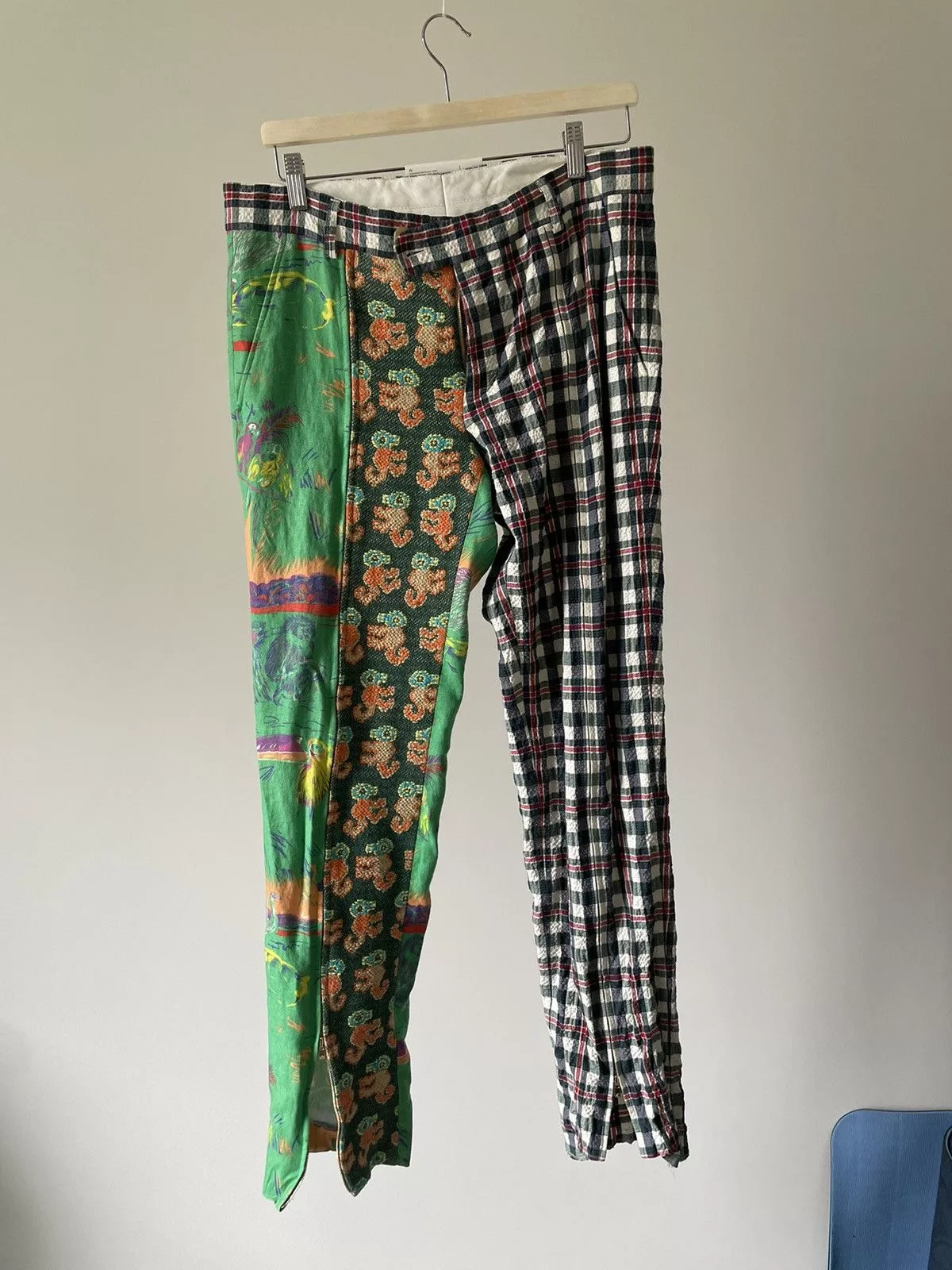 Walter Van Beirendonck Casual Pants Walter van beirendonck sharp zip pants Green