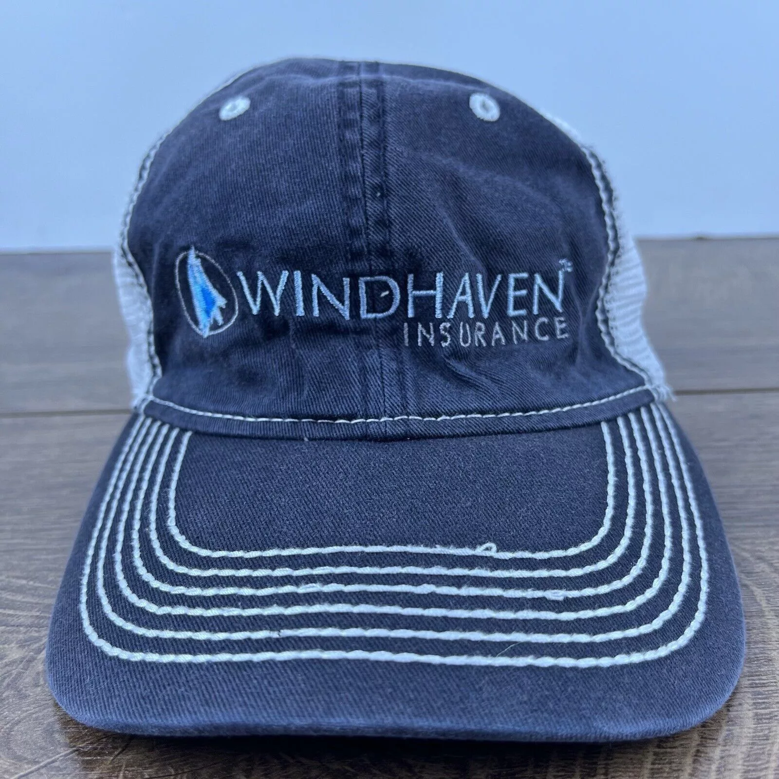 Other Hats Other Windhaven Insurance Hat Wind Haven Blue Adjustable Hat Blue