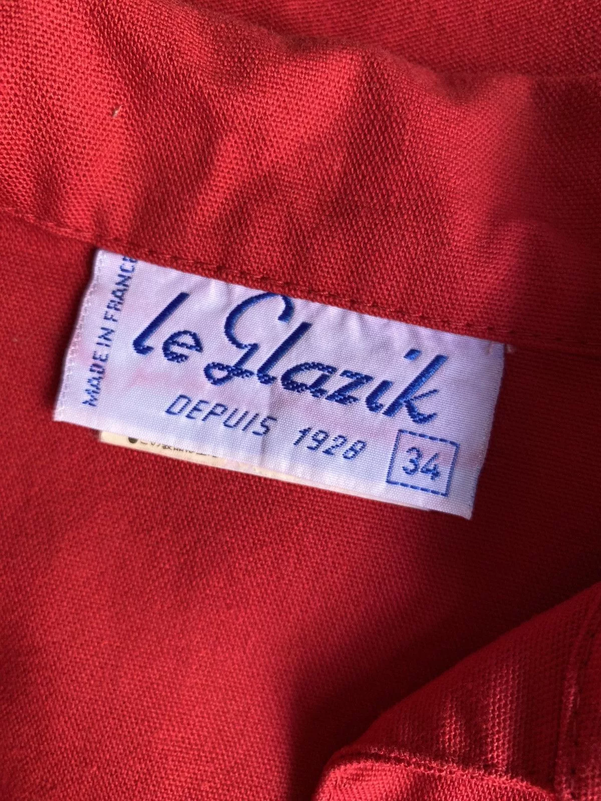 Vintage Shirts Button Ups Le qlazil vintage red blouse