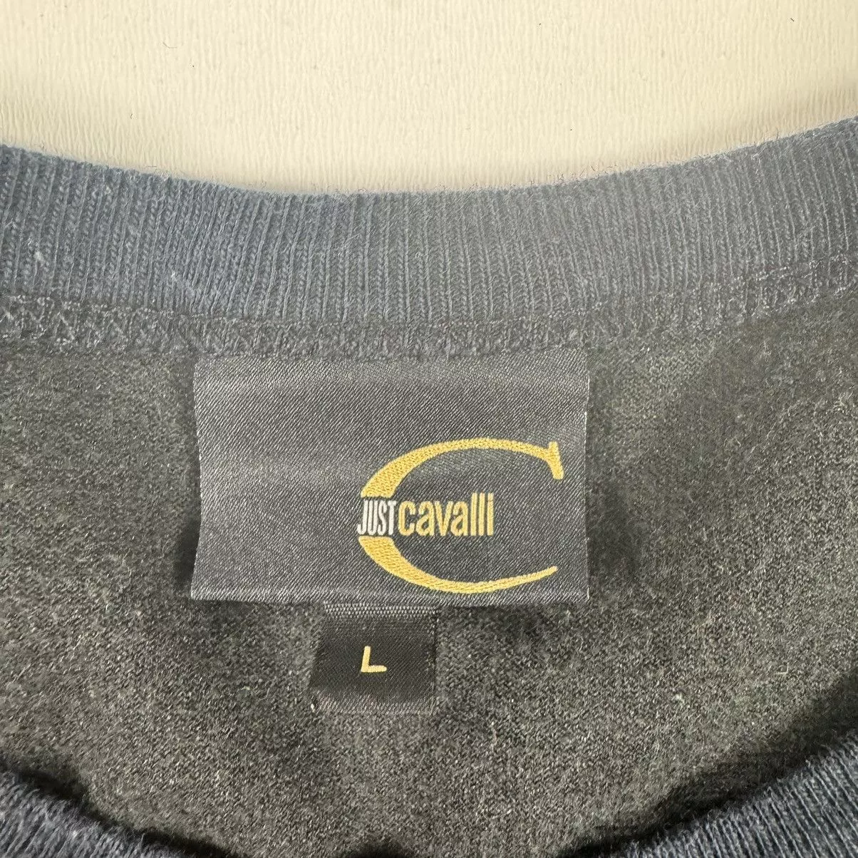 Just Cavalli Sweatshirts Just Cavalli × Vintage vintage luxury just cavalli velour woman 90s Black