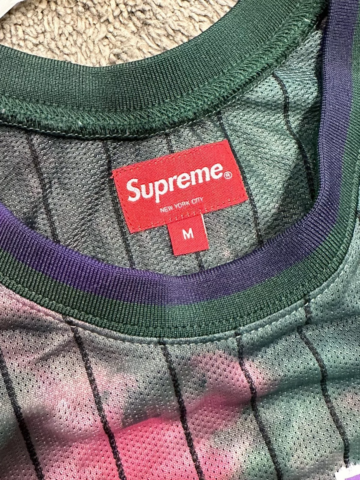 Supreme Jerseys Supreme FW20 Tie Dye Jersey Green