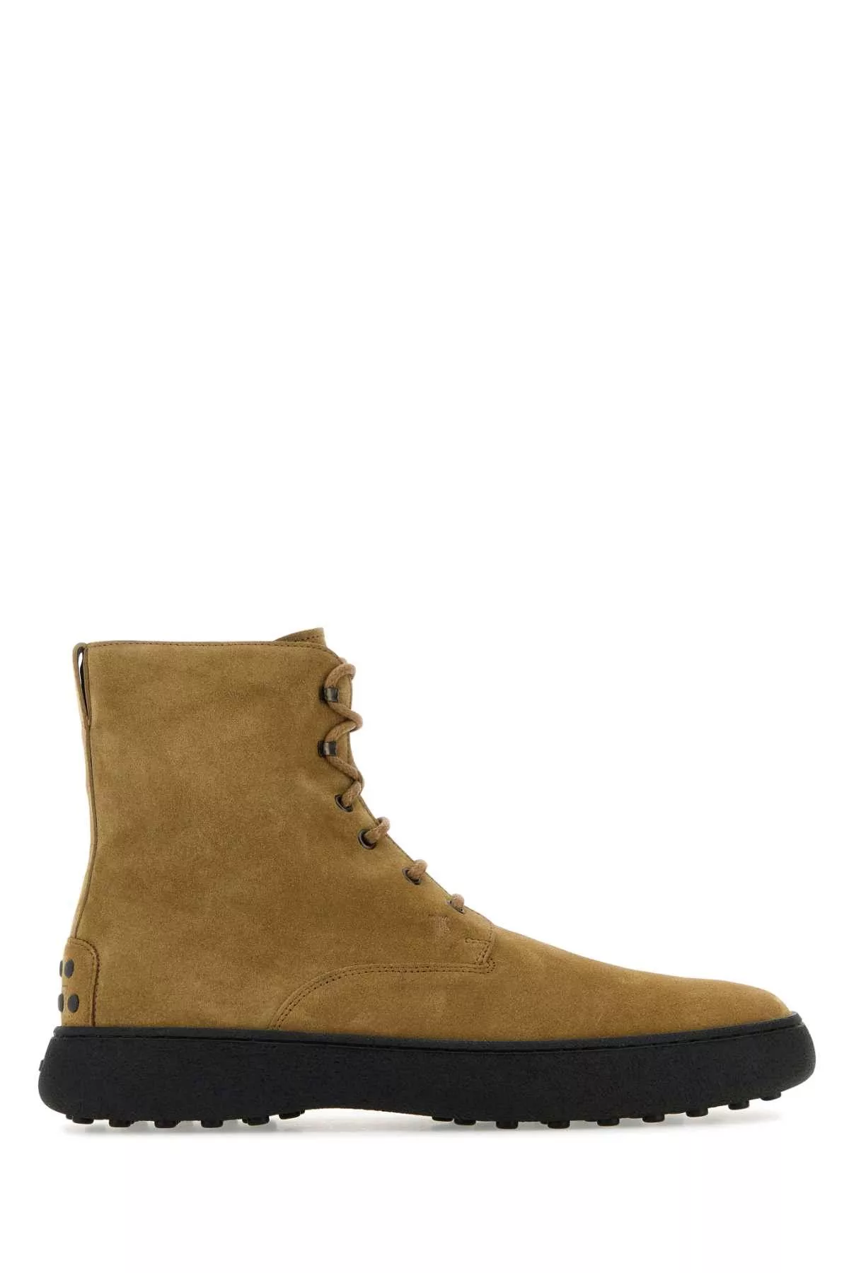 Tod's Boots Tod's Camel Suede Ankle Boots Multi