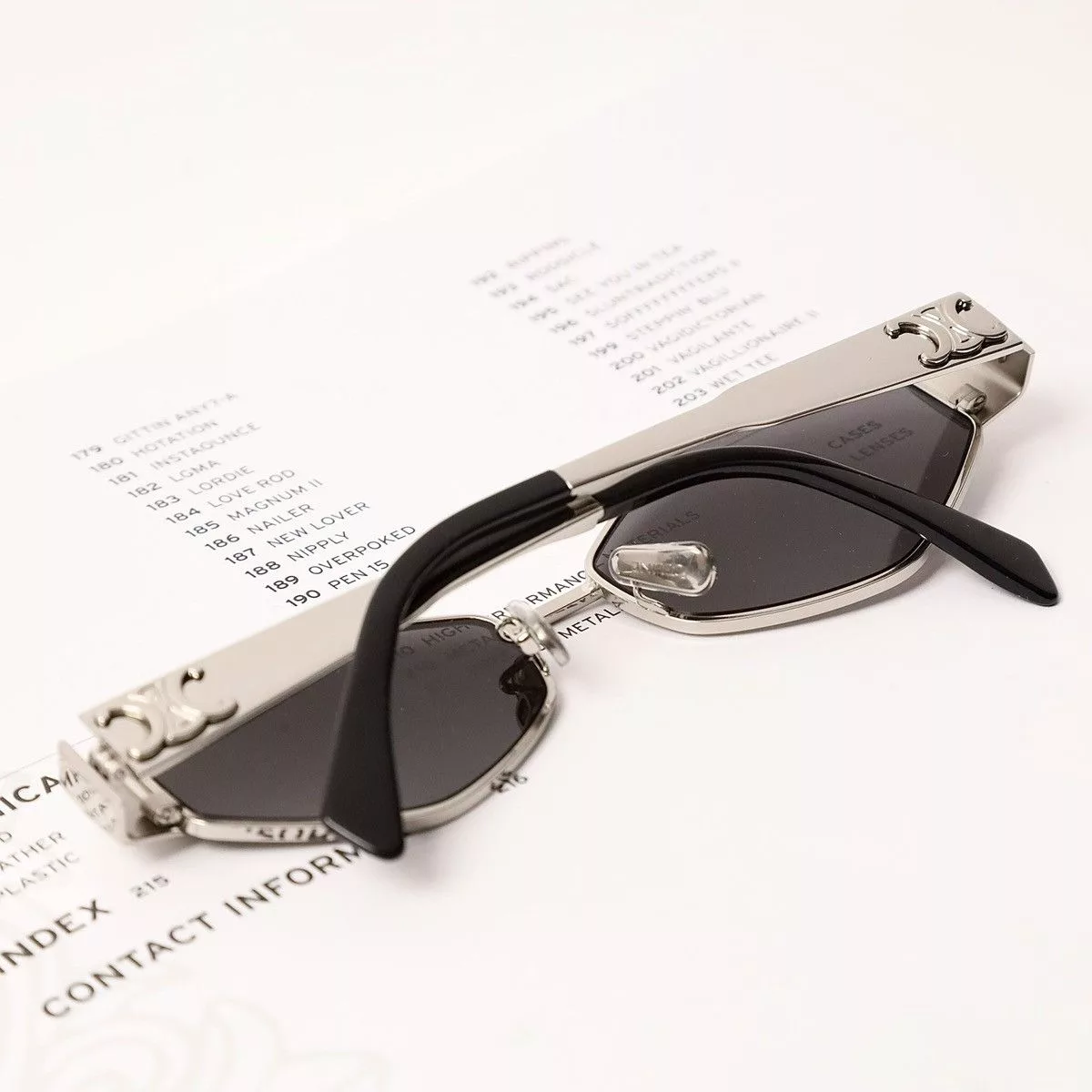 Celine Sunglasses CELINE CL40254U SUNGLASSES Silver