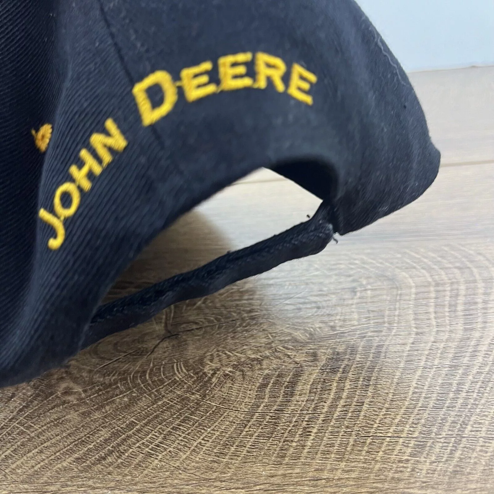 John Deere Hats John Deere Black Hat JD John Deere Black Cap Hat Adjustable