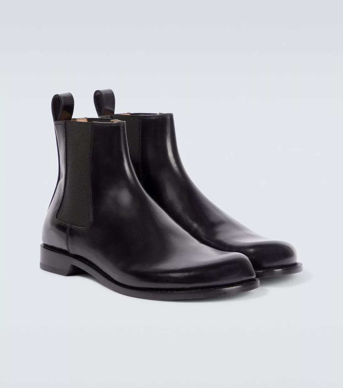 Loewe Boots Loewe Campo Leather Chelsea Boots Black