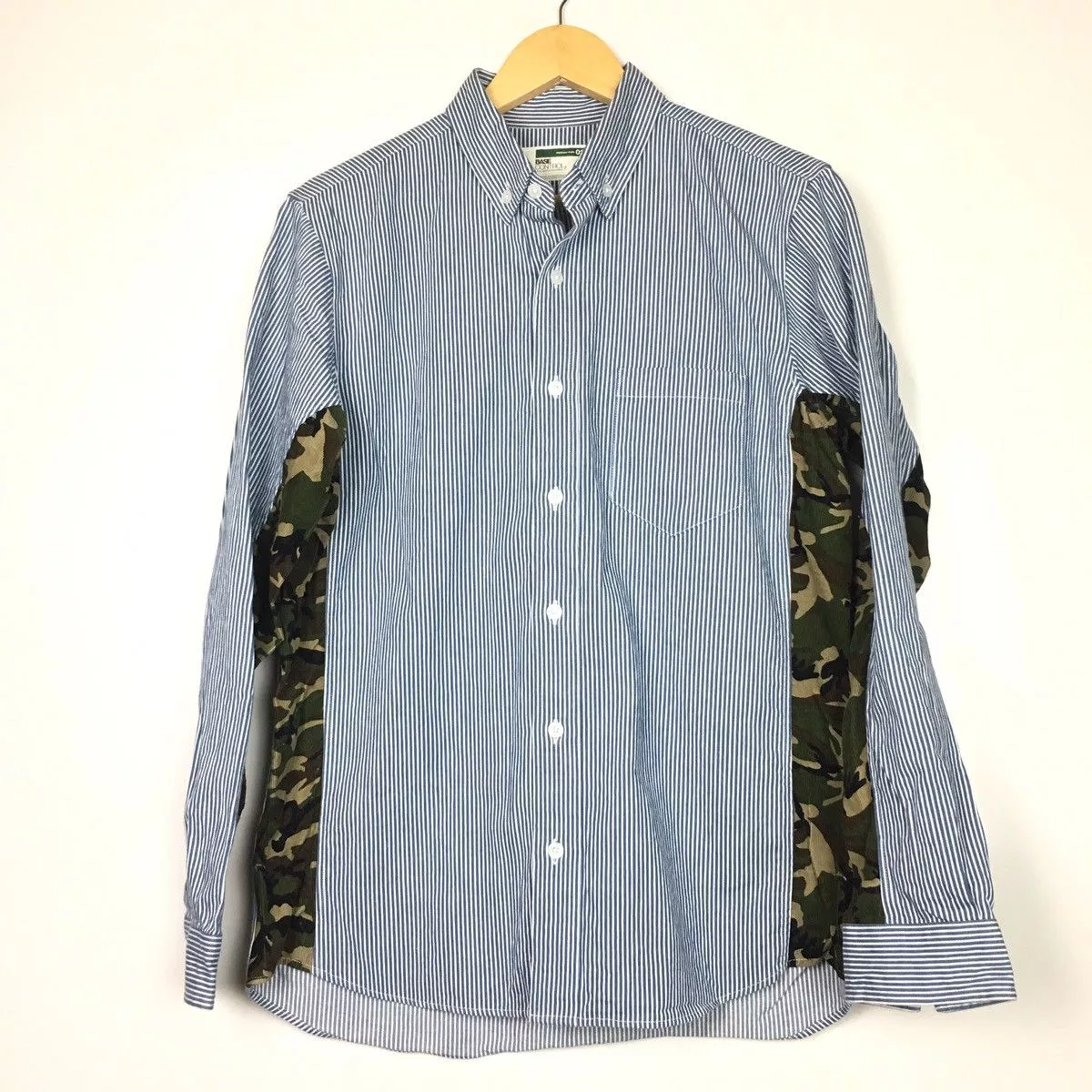 BASE CONTROL Shirts Button Ups Base Control Camo Shirt Blue