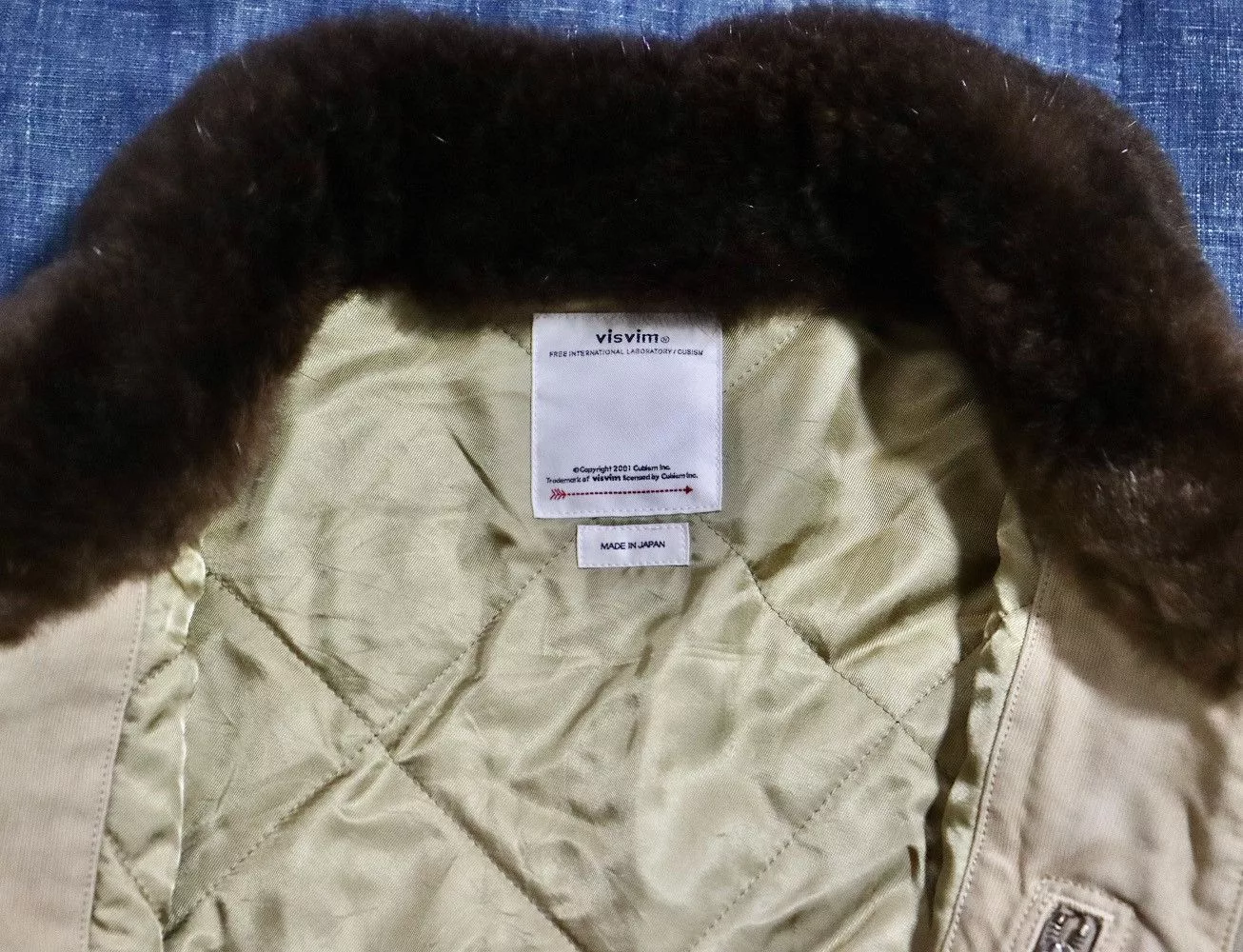 Visvim Heavy Coats Visvim Chief Deckhand G.Cords Beige