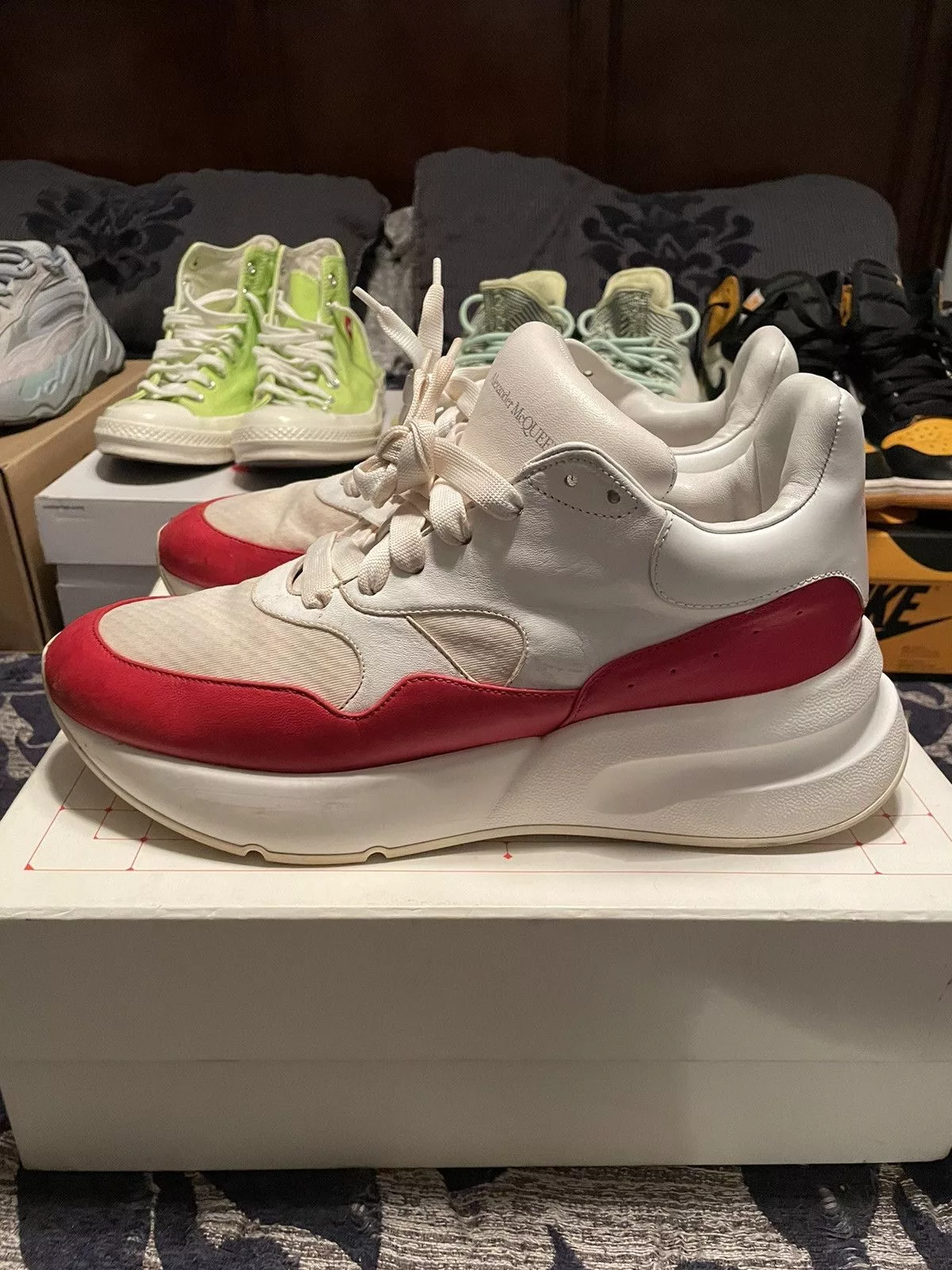 Alexander McQueen Low Top Sneakers Alexander McQueen sneaker Red