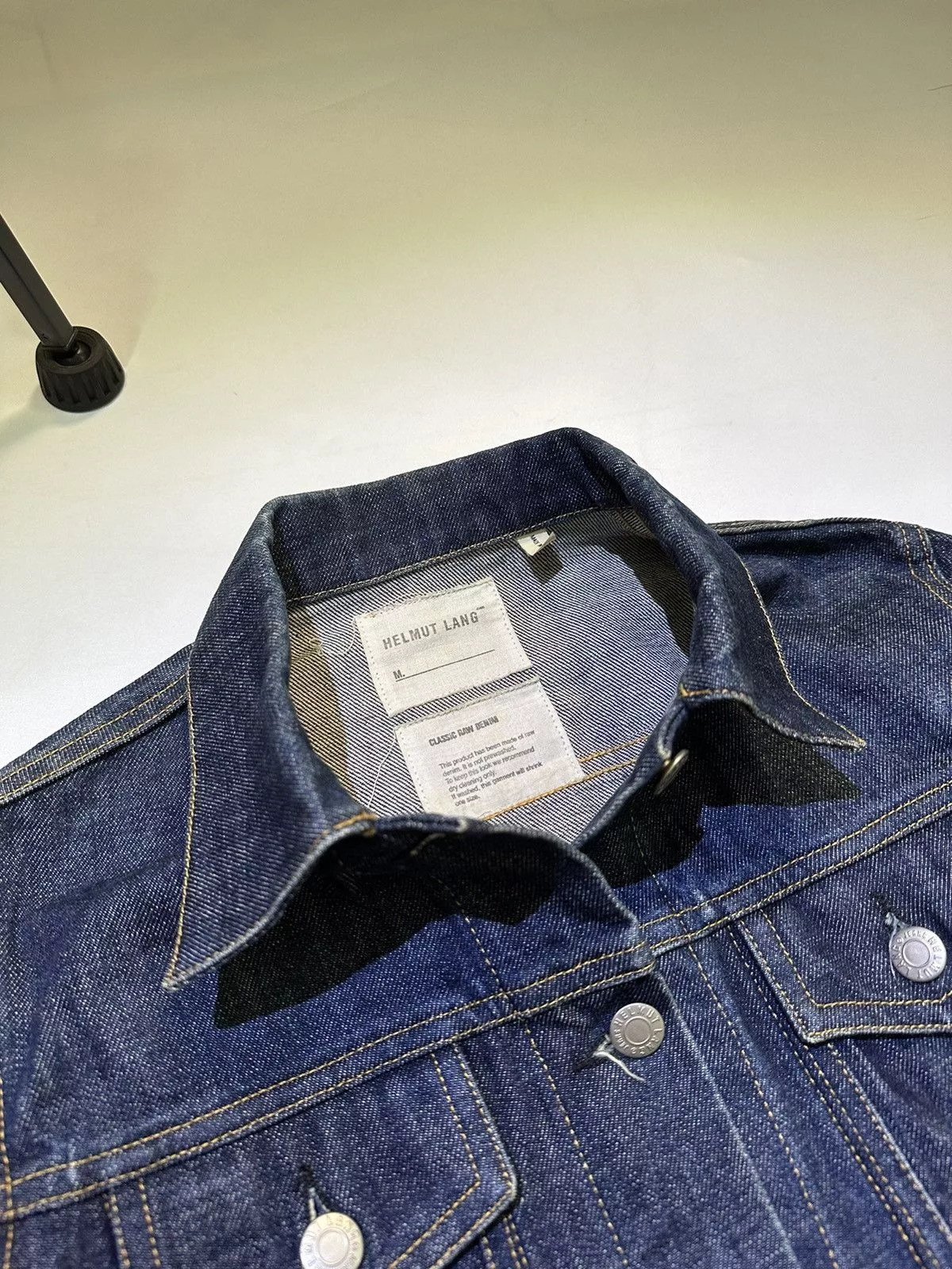 Helmut Lang Denim Jackets Helmut lang Raw denim classic jacket Purple