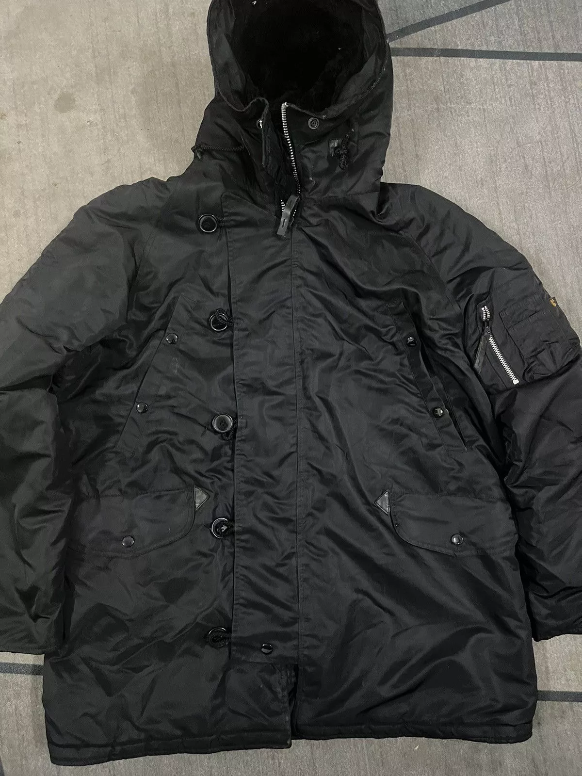 Alpha Industries Parkas Alpha Industries Parka Puffer Jacket Black