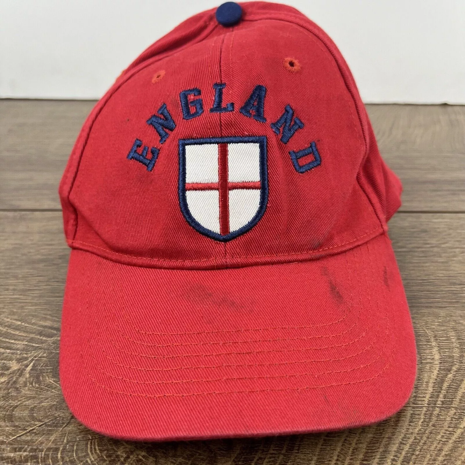 Other Hats Other England Hat England Baseball Hat Red Adjustable Hat Red Adul