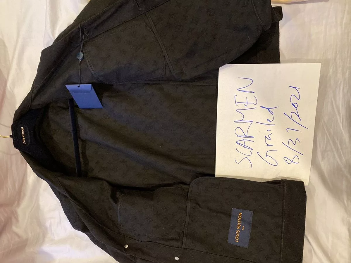 Louis Vuitton Denim Jackets Louis Vuitton denim monogram jacket Black