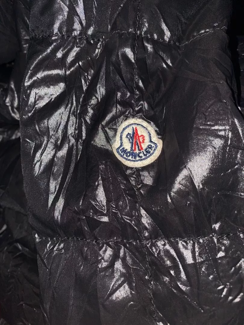 Moncler Down Jackets Moncler Long Down Puffer Jacket Black