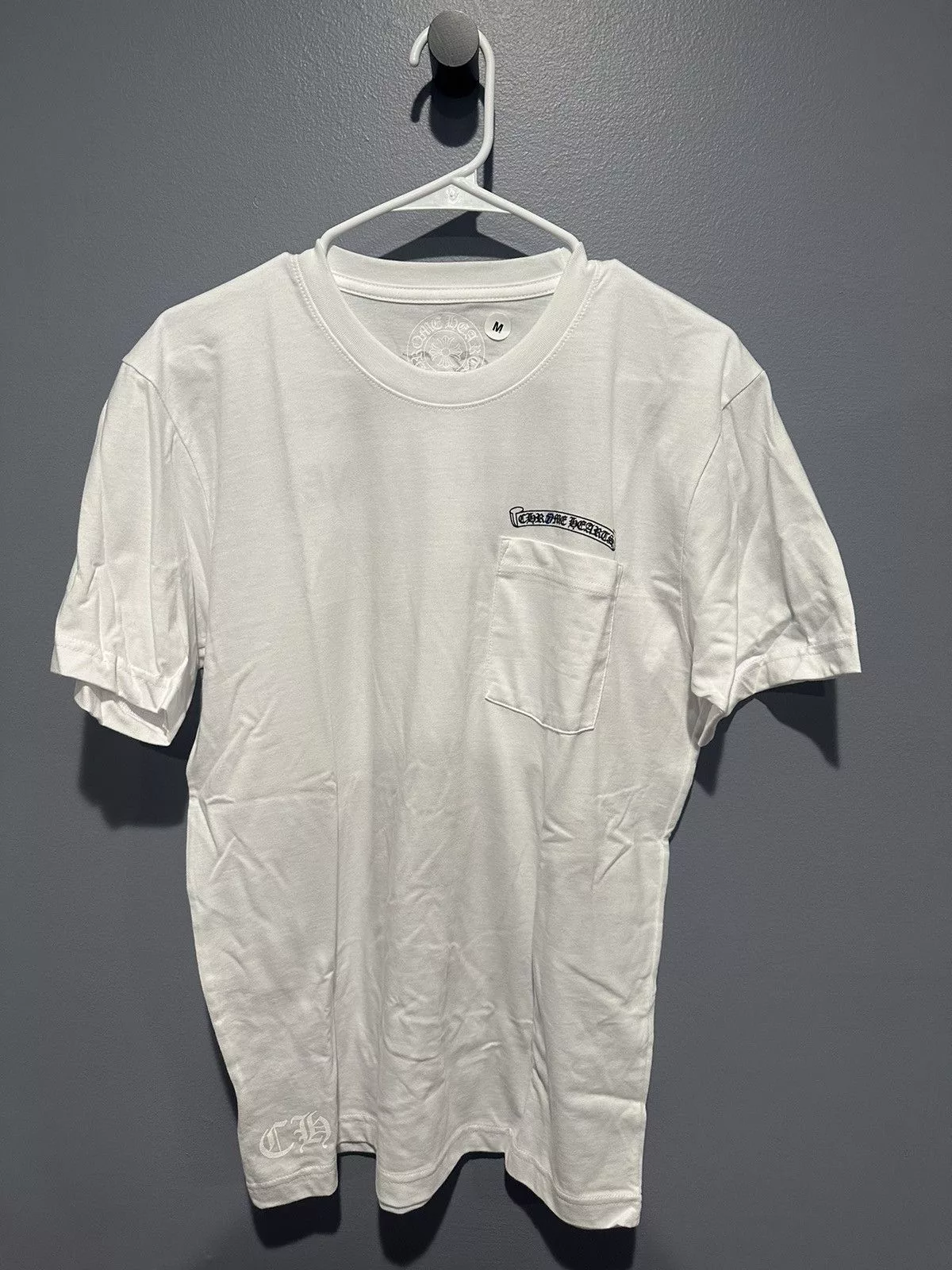 Chrome Hearts Short Sleeve T Shirts Chrome hearts New York exclusive Rolling Stones t shirt White