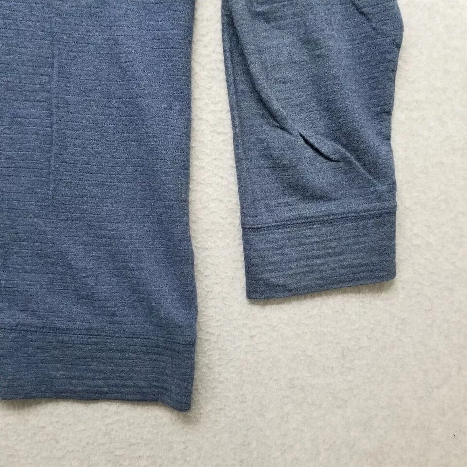 Calvin Klein Sweaters Knitwear Calvin Klein Sweater Men Large Pullover Mock Neck Zip Casual Blue