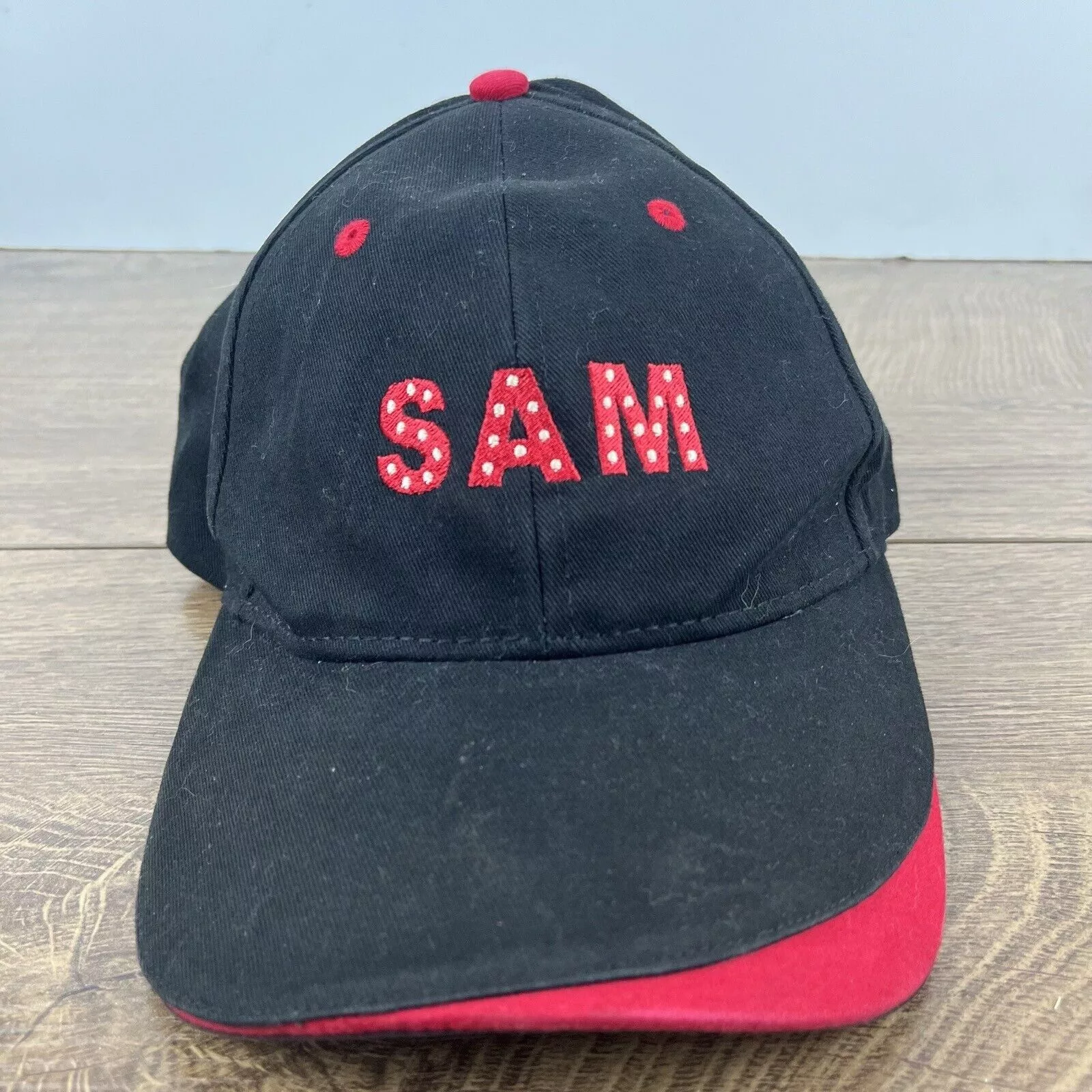 Other Hats Other Sam Hat SAM Baseball Hat Black Hat Adjustable Black Adult Si