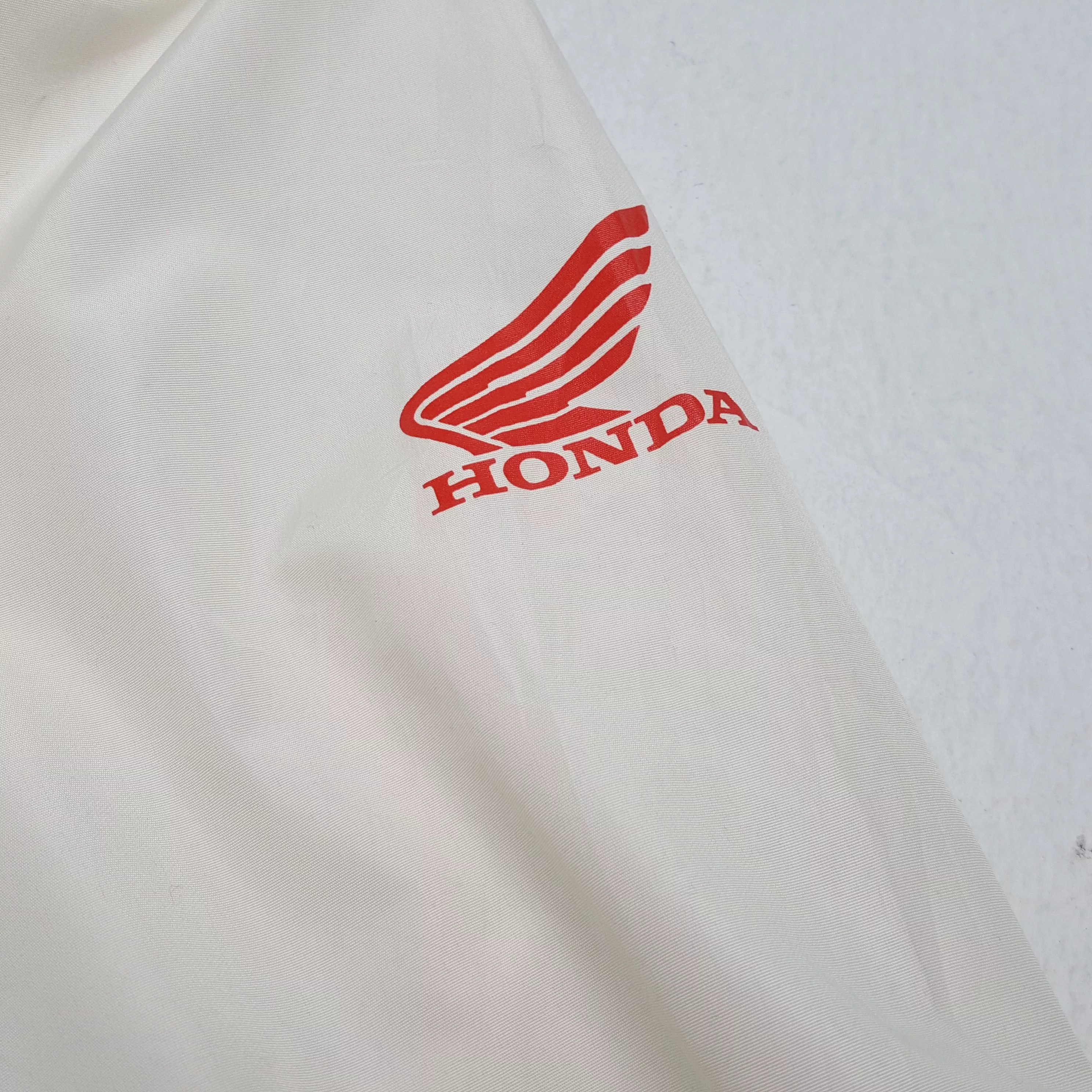 Honda Light Jackets Honda × Vintage HONDA RACING Jacket Nice Design White