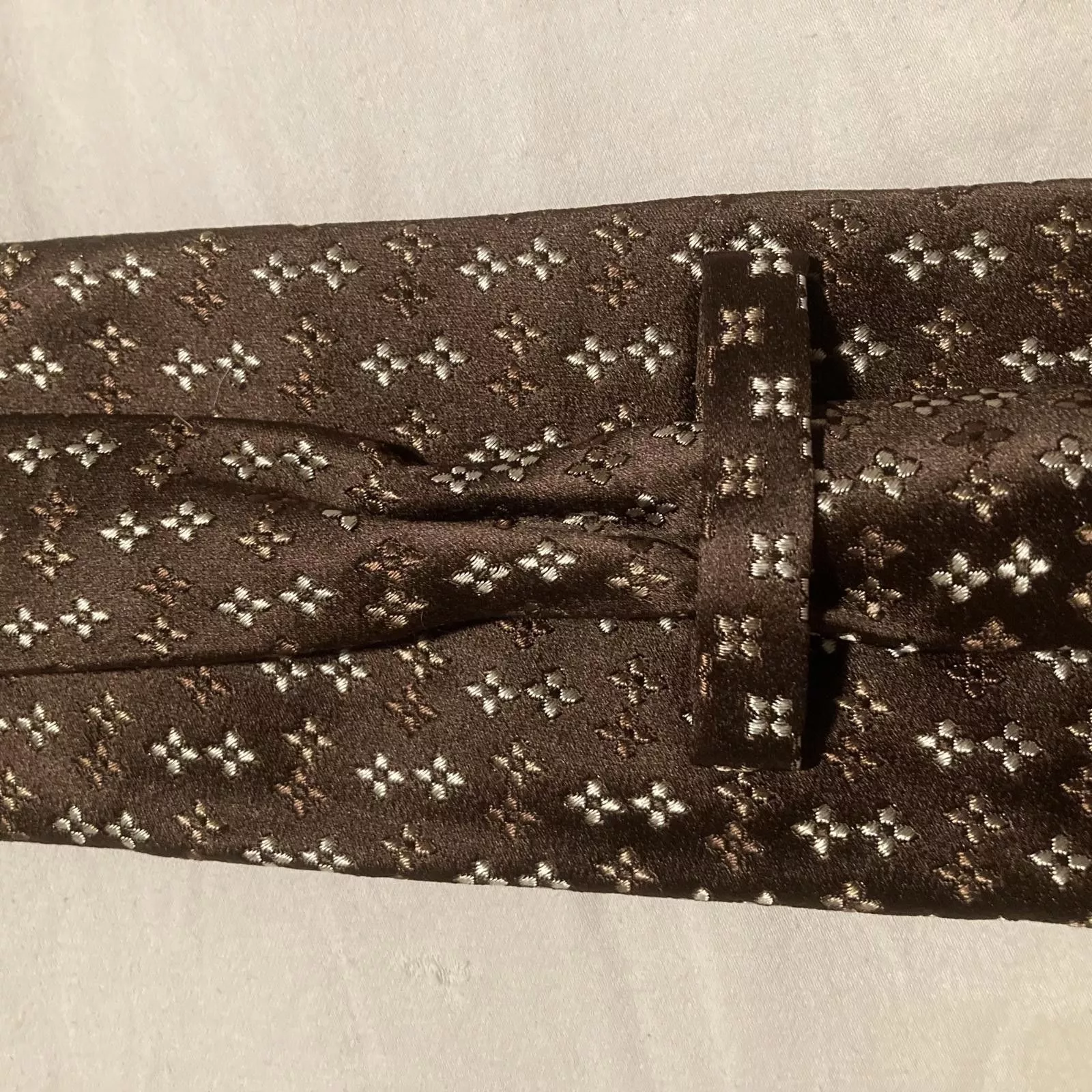 Express Ties Pocketsquares Express Brown 100% Silk Tie