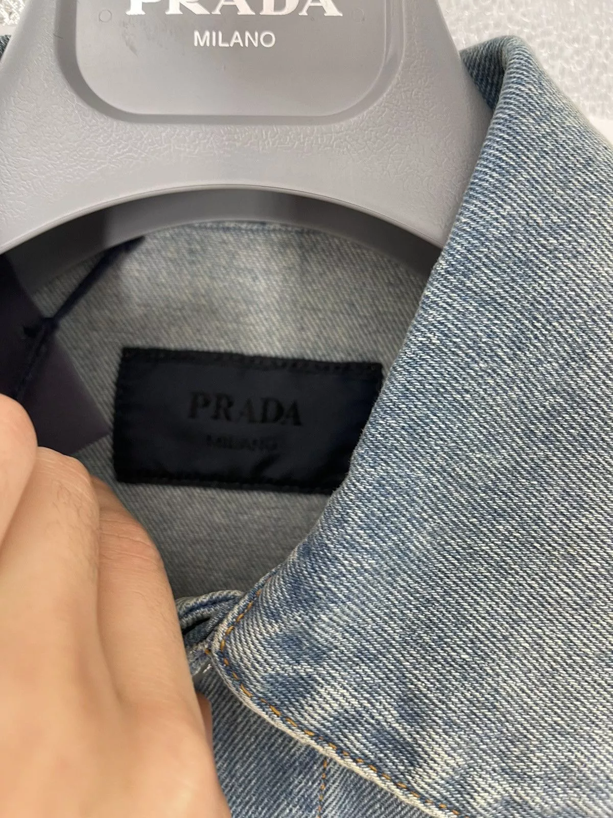 Prada Denim Jackets Prada Denim Jacket Size M Blue