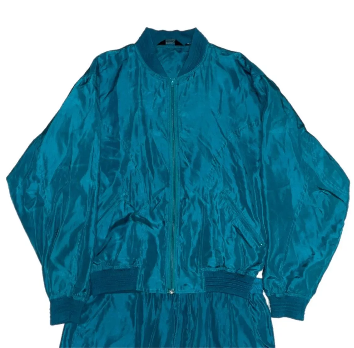 Christian Dior Monsieur Light Jackets Christian Dior Monsieur Christian Dior 100% Silk Tracksuit Blue