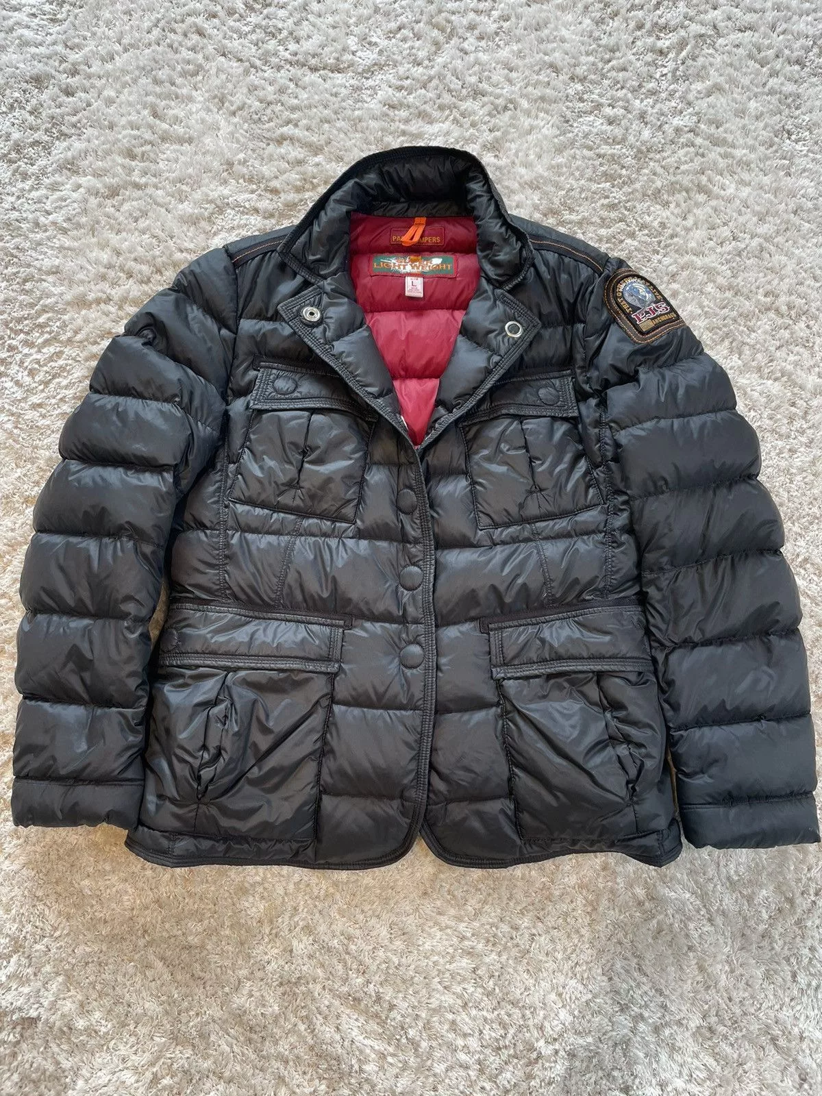Parajumpers Jackets Parajumpers Super Lightweight Puffer Jacket Black Streetwear