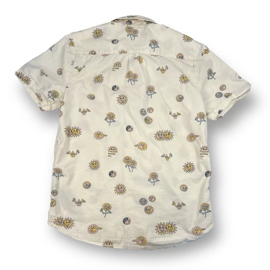 Vans Shirts Button Ups Vans Modern Fit Front Button Top Size Large White
