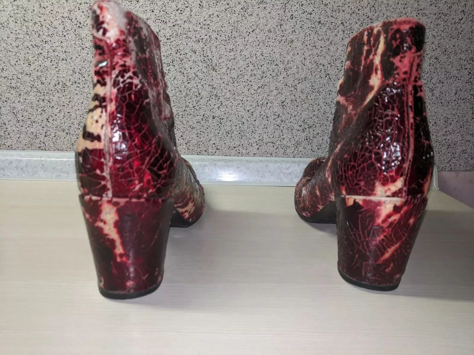 Gianni Barbato Heels Gianni Barbato Leather Boots - 37 Red