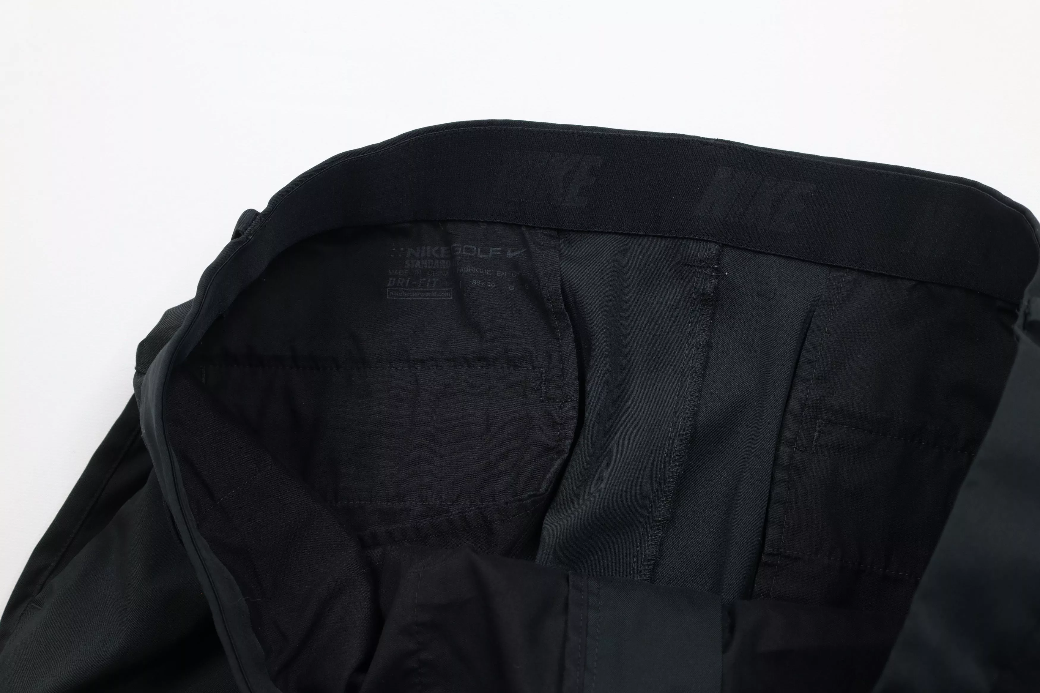 Nike Casual Pants Nike × Vintage Nike Golf Dri-Fit Fit Flex Tech Flat Front Golfing Pants Black