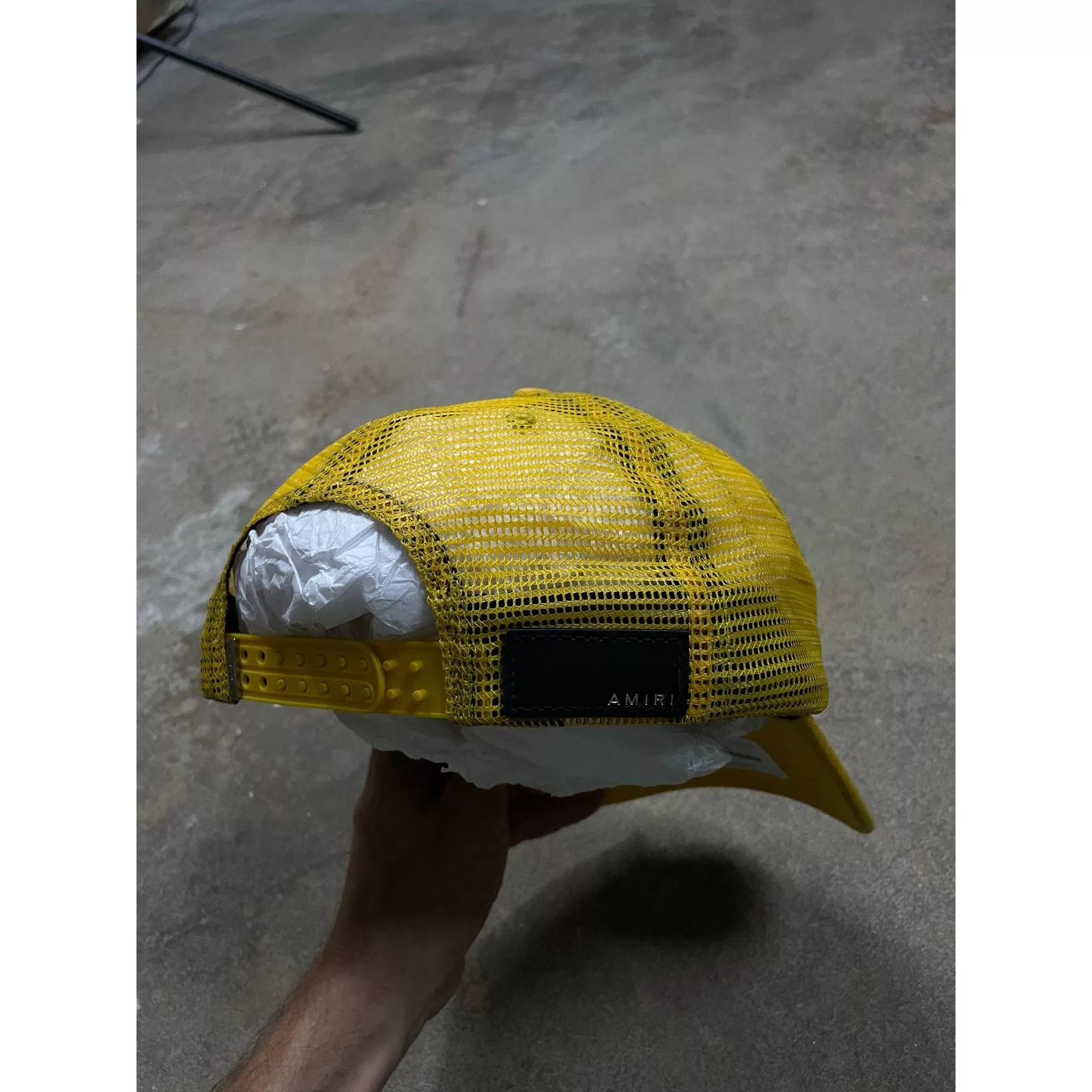 Amiri Hats Amiri Cap Yellow Black Used OS
