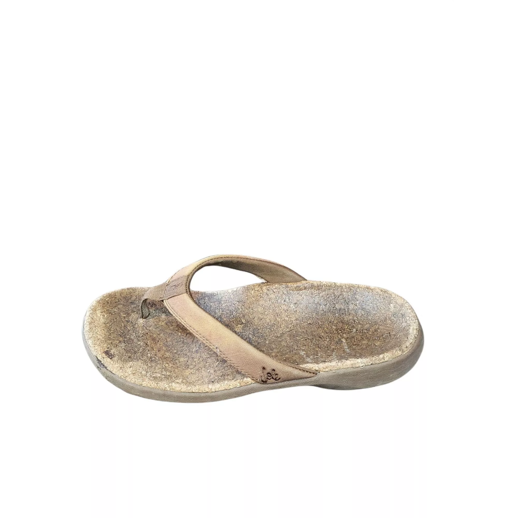 Other Sandals Other Sole Cork Flip Flop Sandals Women Sz 8.5 Natural Comfort Tho Brown
