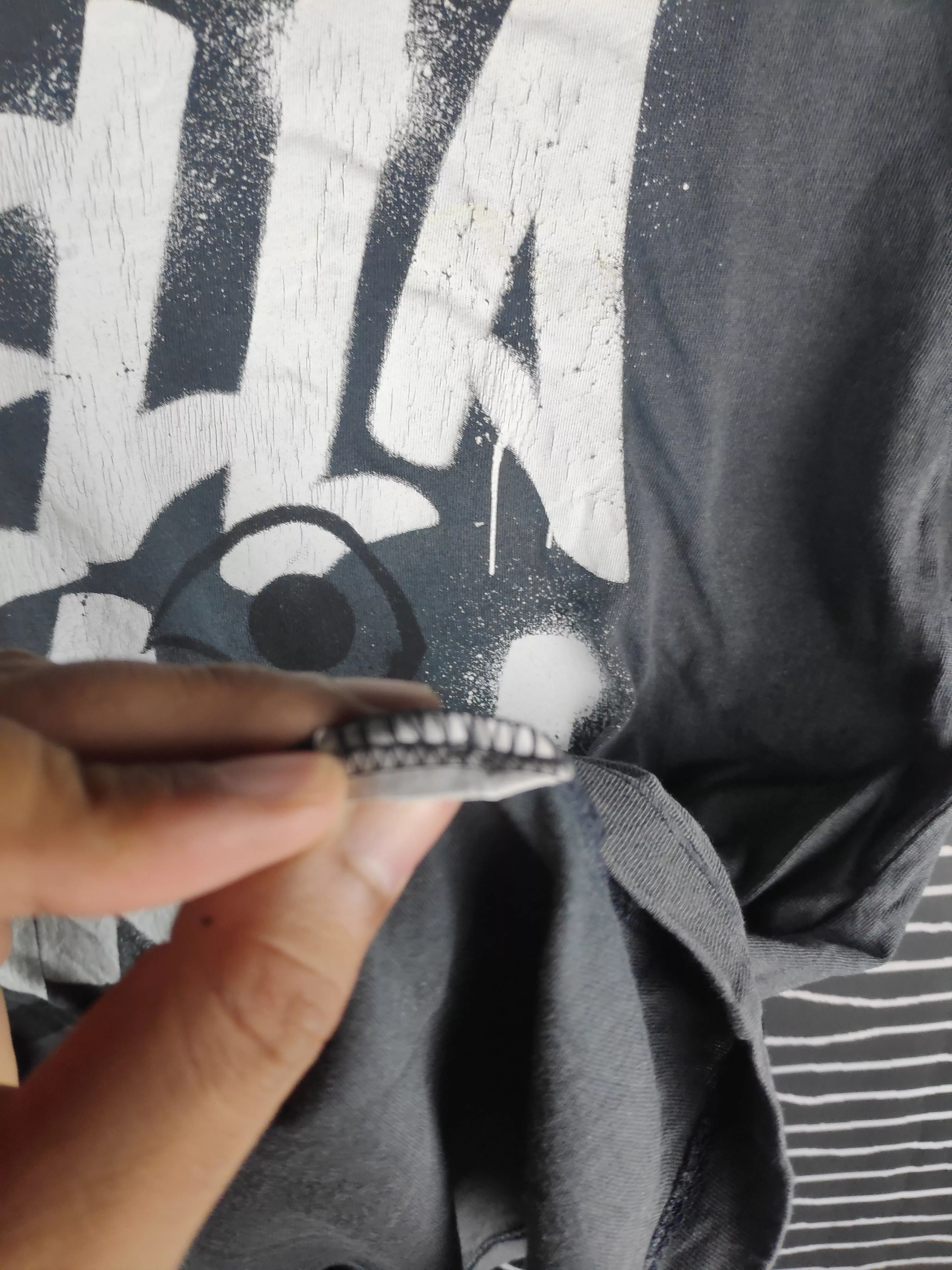 Pull & Bear Short Sleeve T Shirts Pull & Bear La Casa De Papel Netflix Series Bella Ciao Tee Gray Vintage