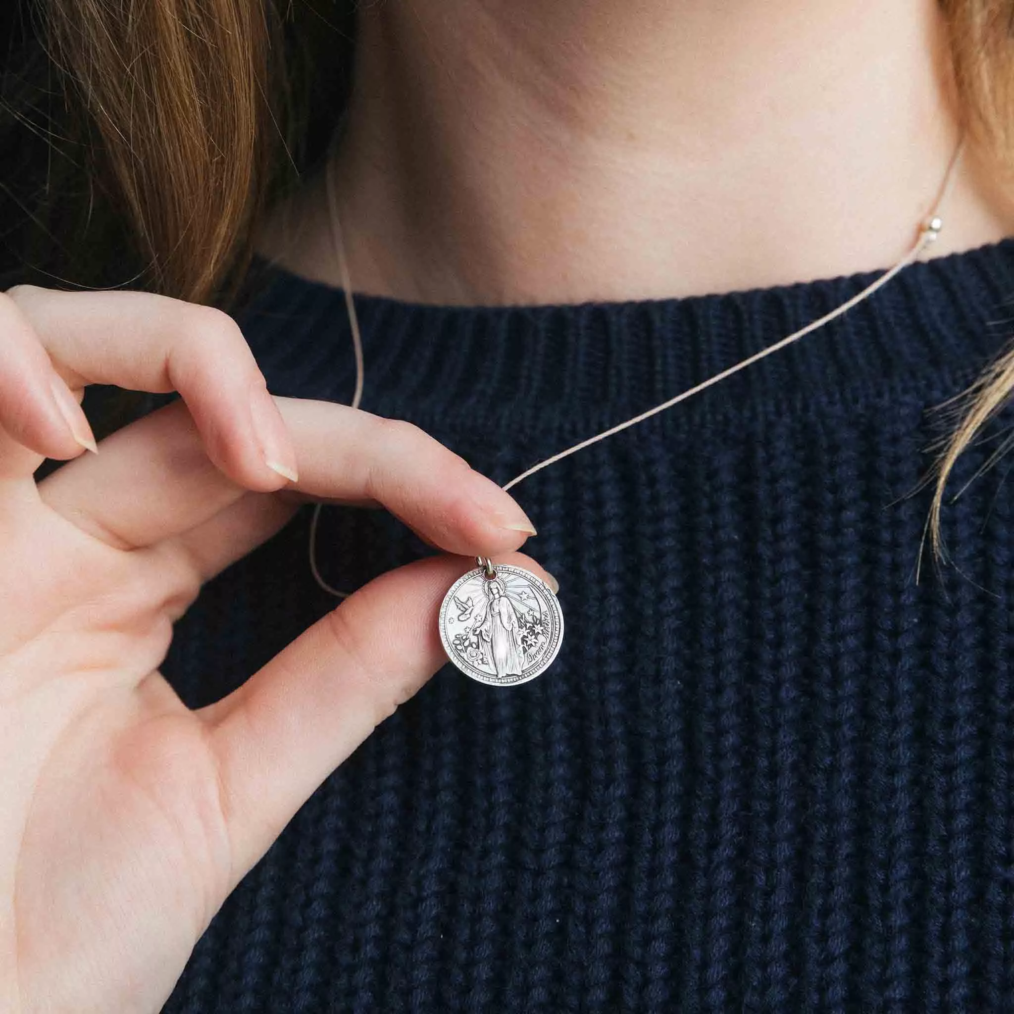 Mother Mary & Archangel Raphael Healing Chain Necklace