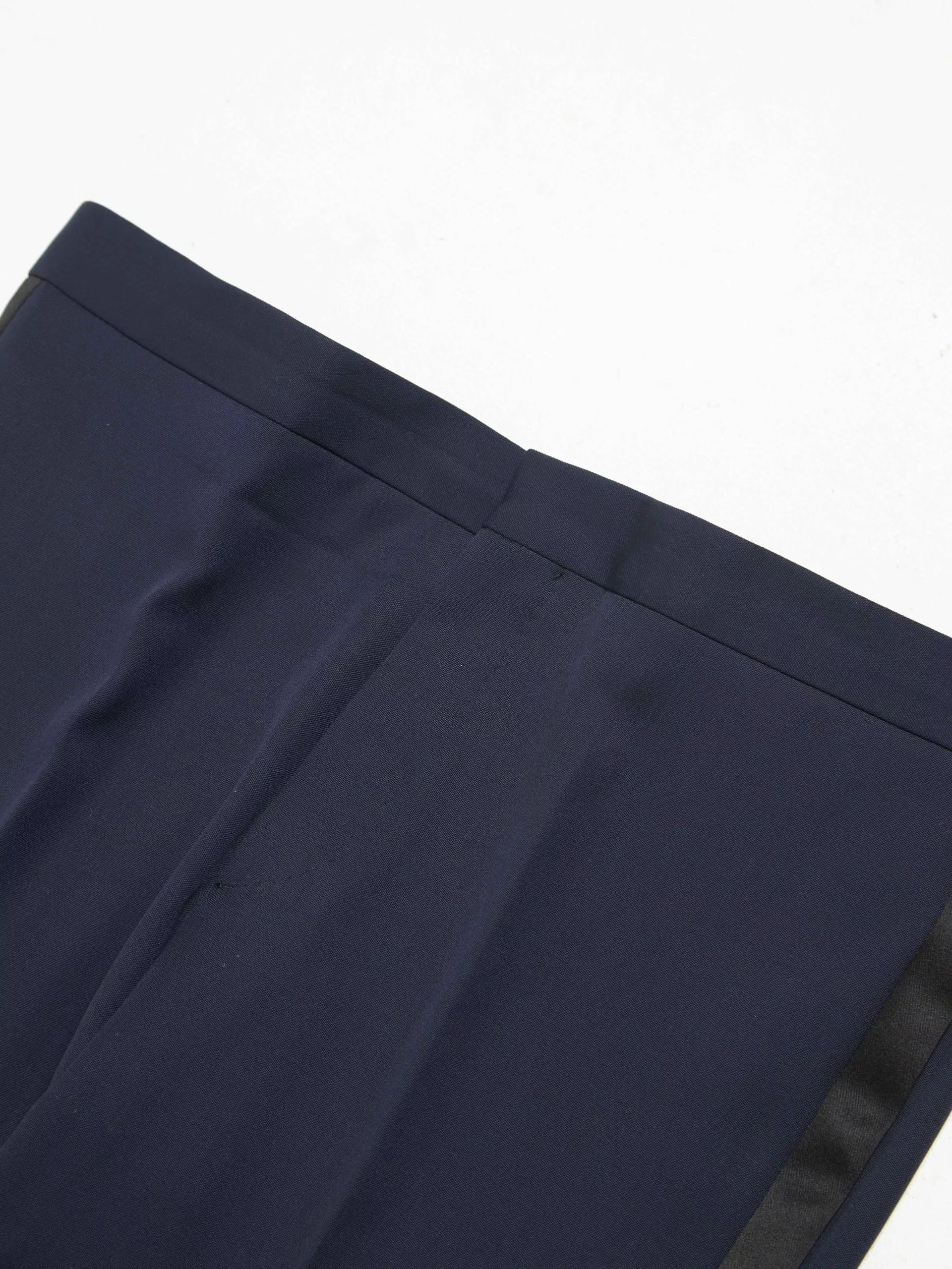 Saint Laurent Paris Casual Pants Saint Laurent Paris Navy Basic Suit Pants Blue