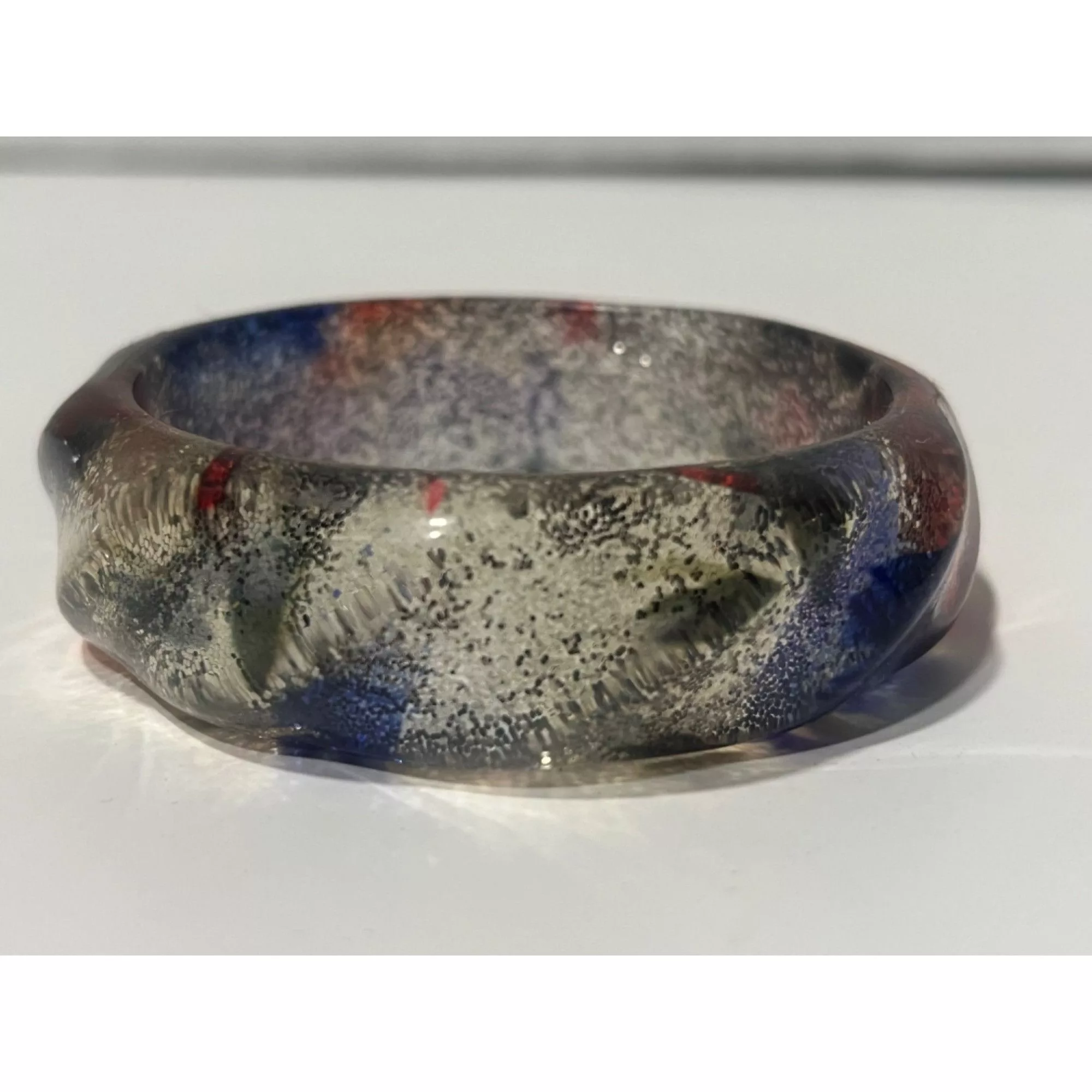 Other Bracelets Other Stained Glass Pattern Girl’s Acrylic Bangle Bracelet, Blue-m Multi Streetwear